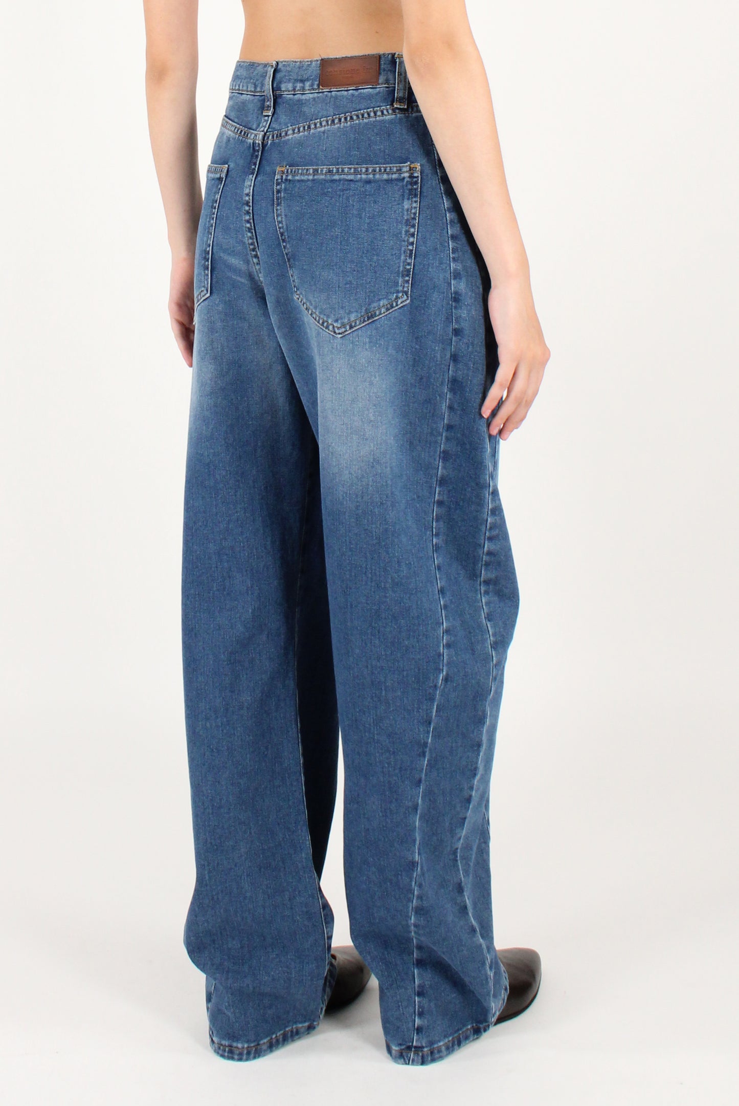 Jeans New Balloon con Cucitura