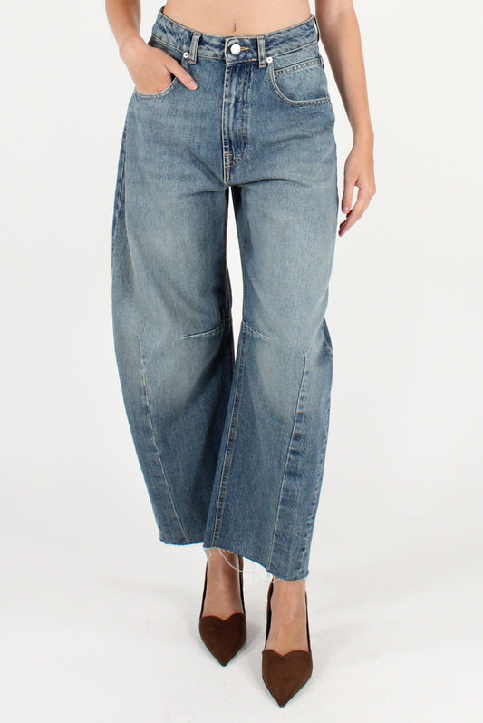 Five-Pocket Balloon Jeans