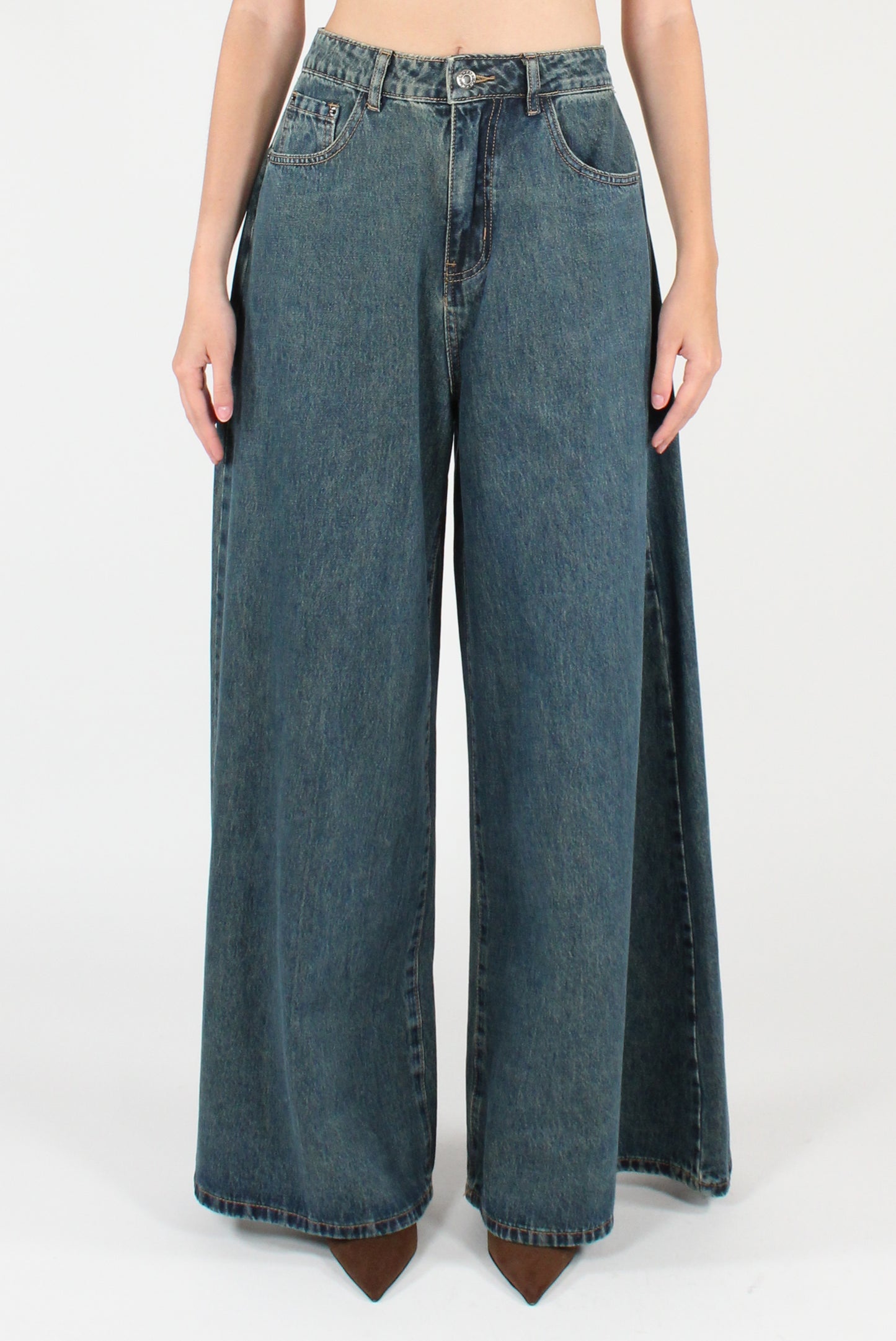 Jeans a Gamba Extra Larga