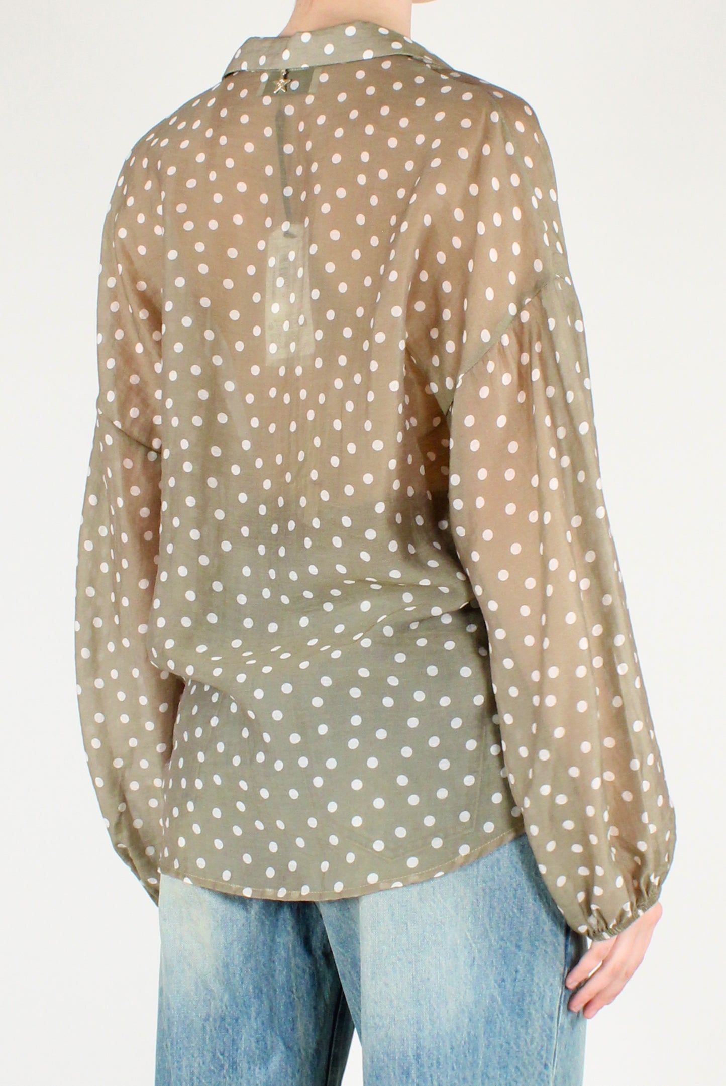 Blusa Over a Pois