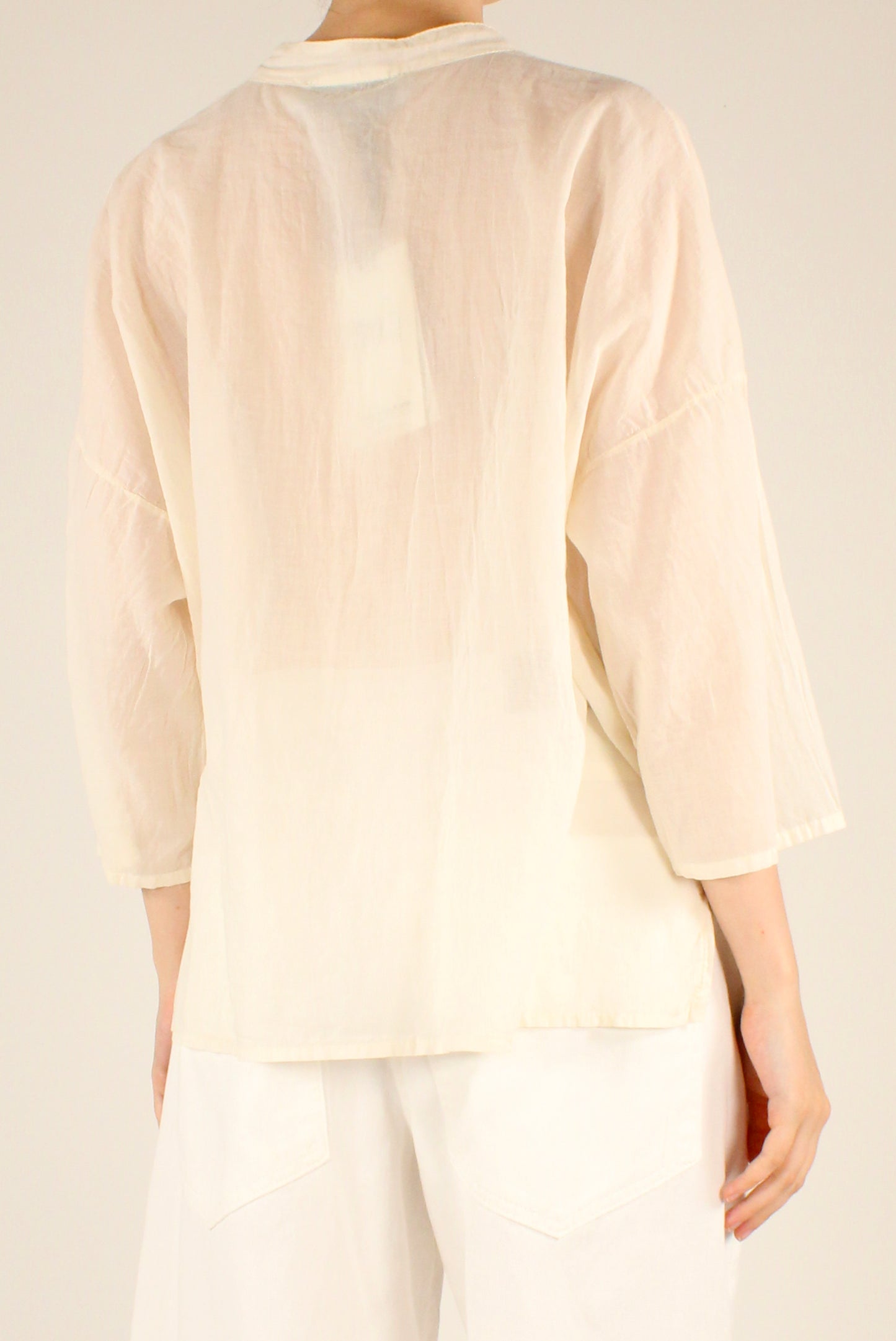 Camicia Over in Mussola di Cotone