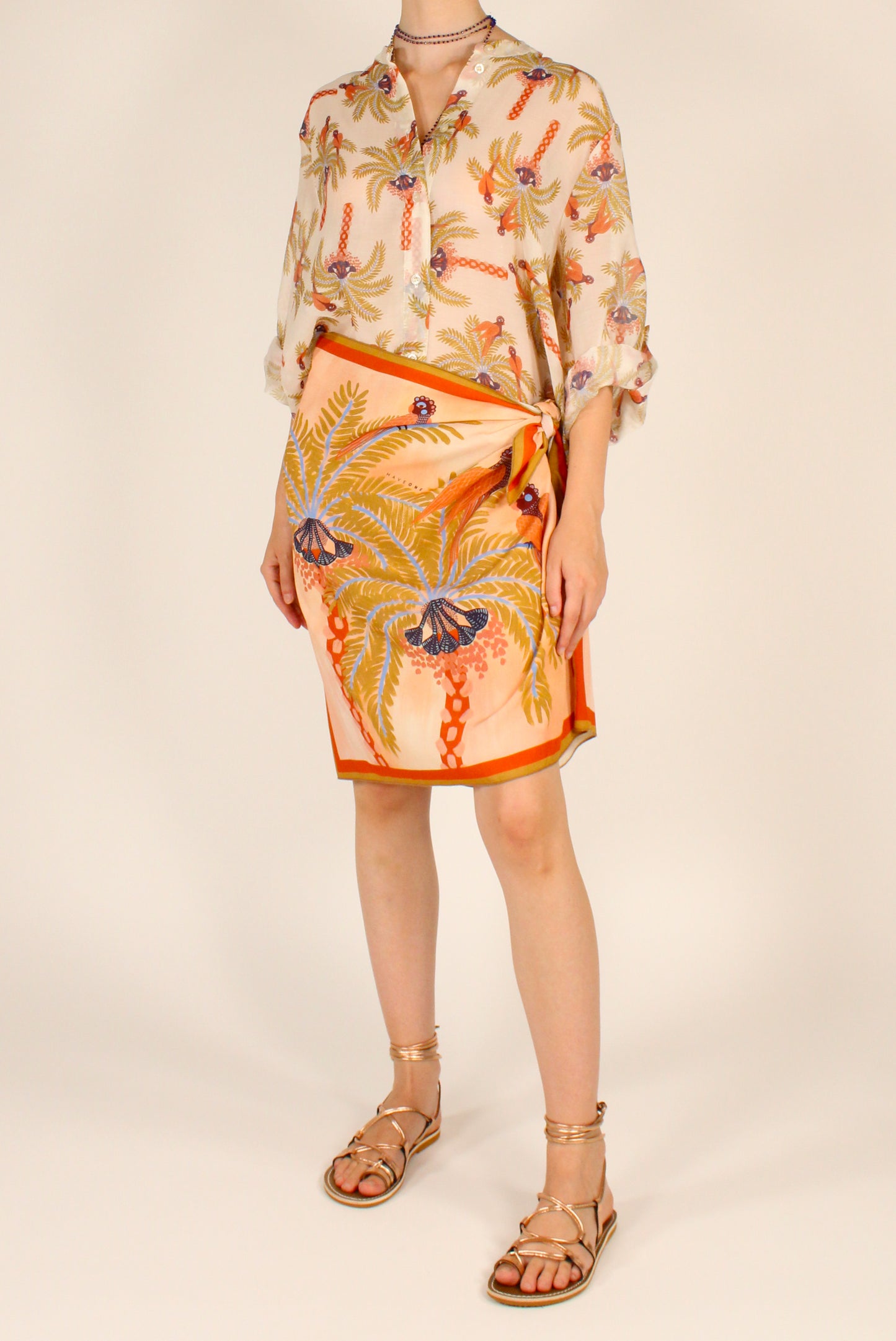 Camicia Stampa Pavoni