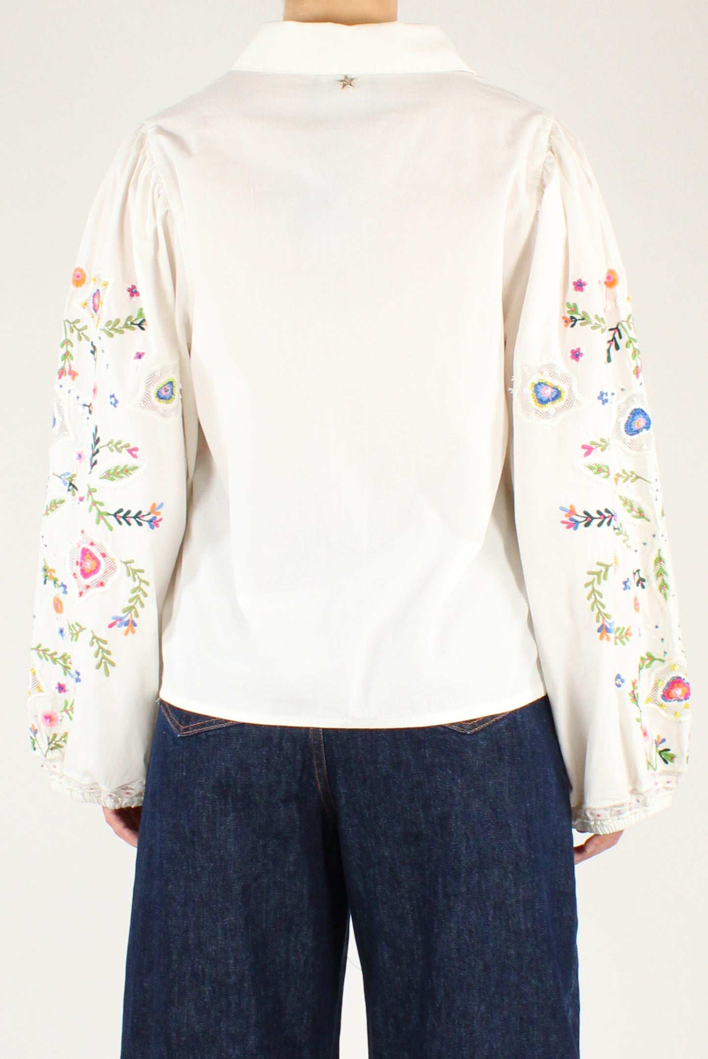 Camicia Ricami con Perline