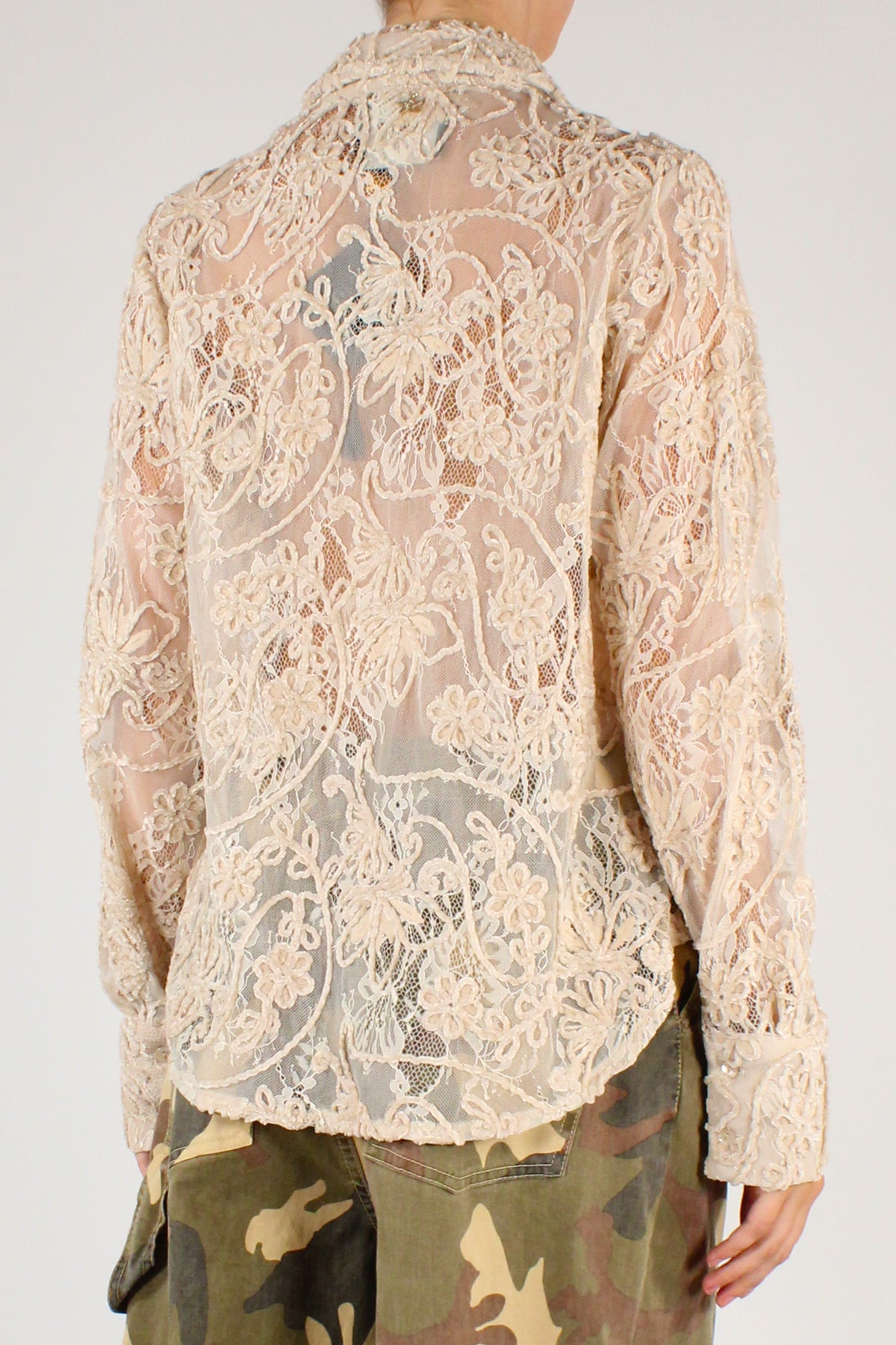 Camicia in Pizzo Ciniglia