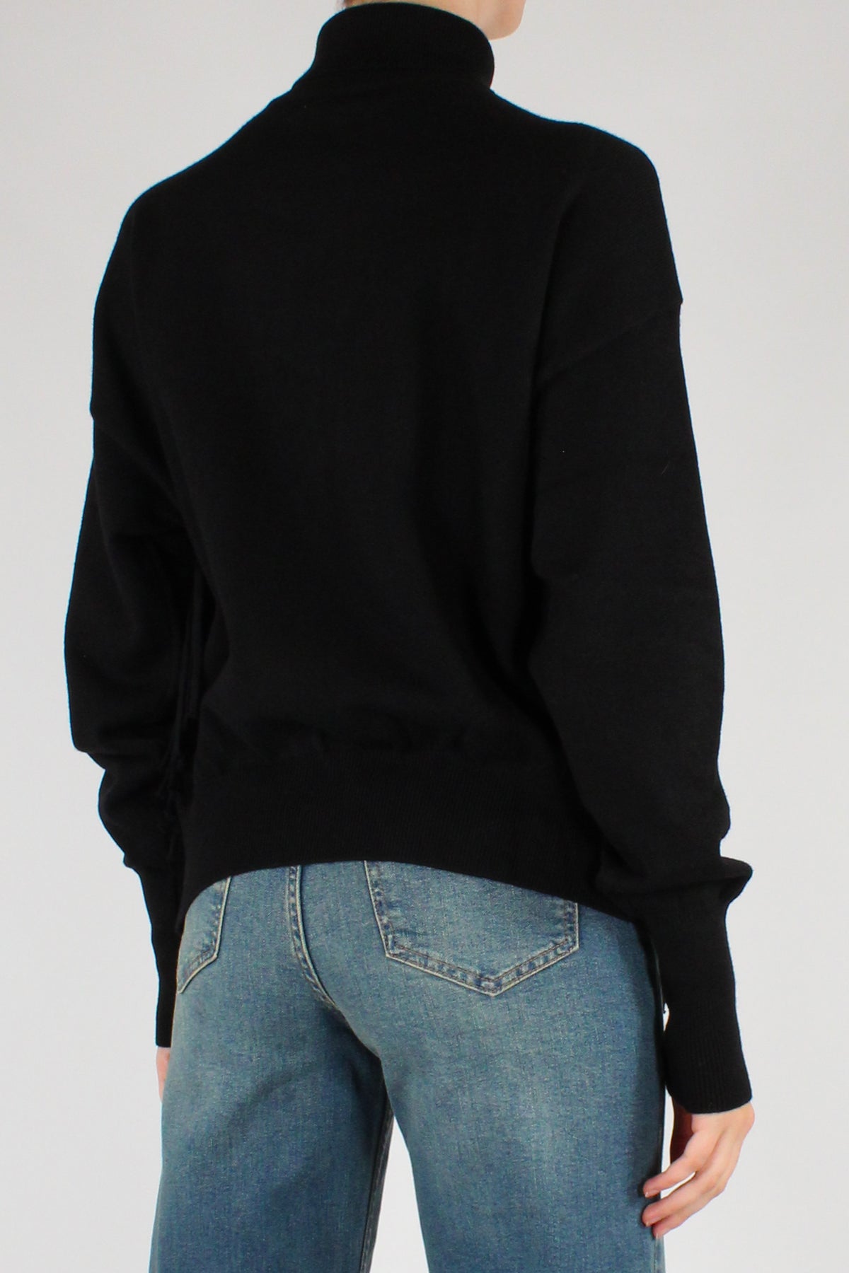 Maglione Dolcevita con Frange