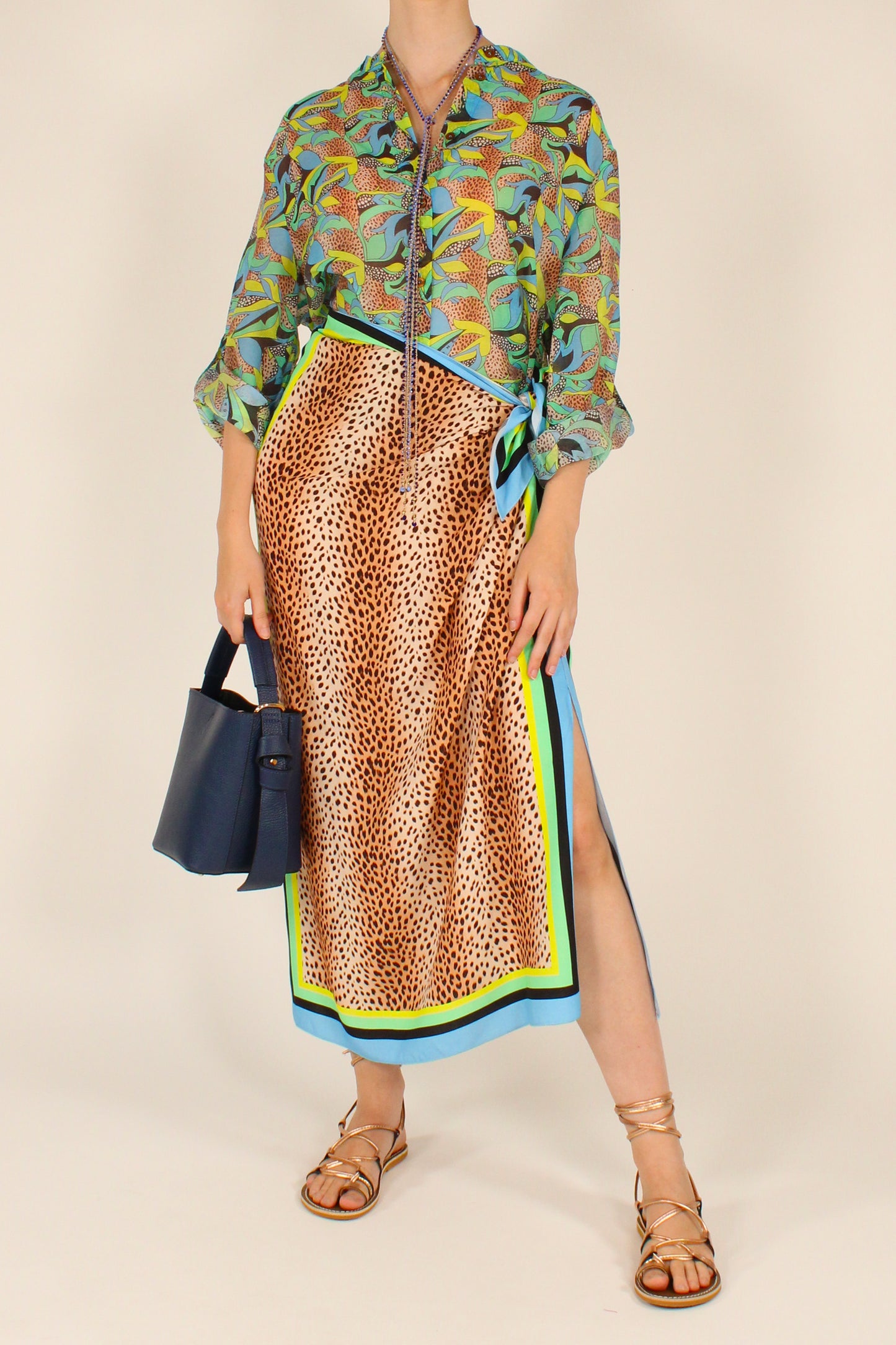 Camicia Stampa Fantasia Animalier