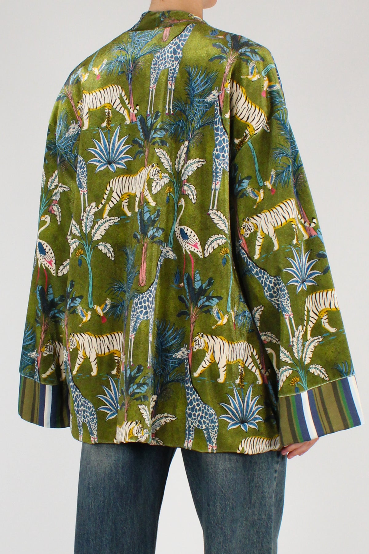 Giacca Kimono Stampa Animali