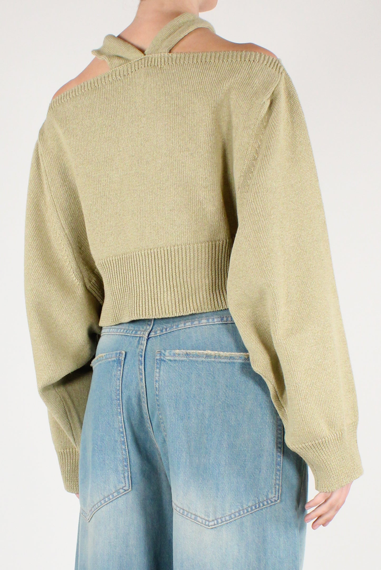 Maglia Cropped con Nodo