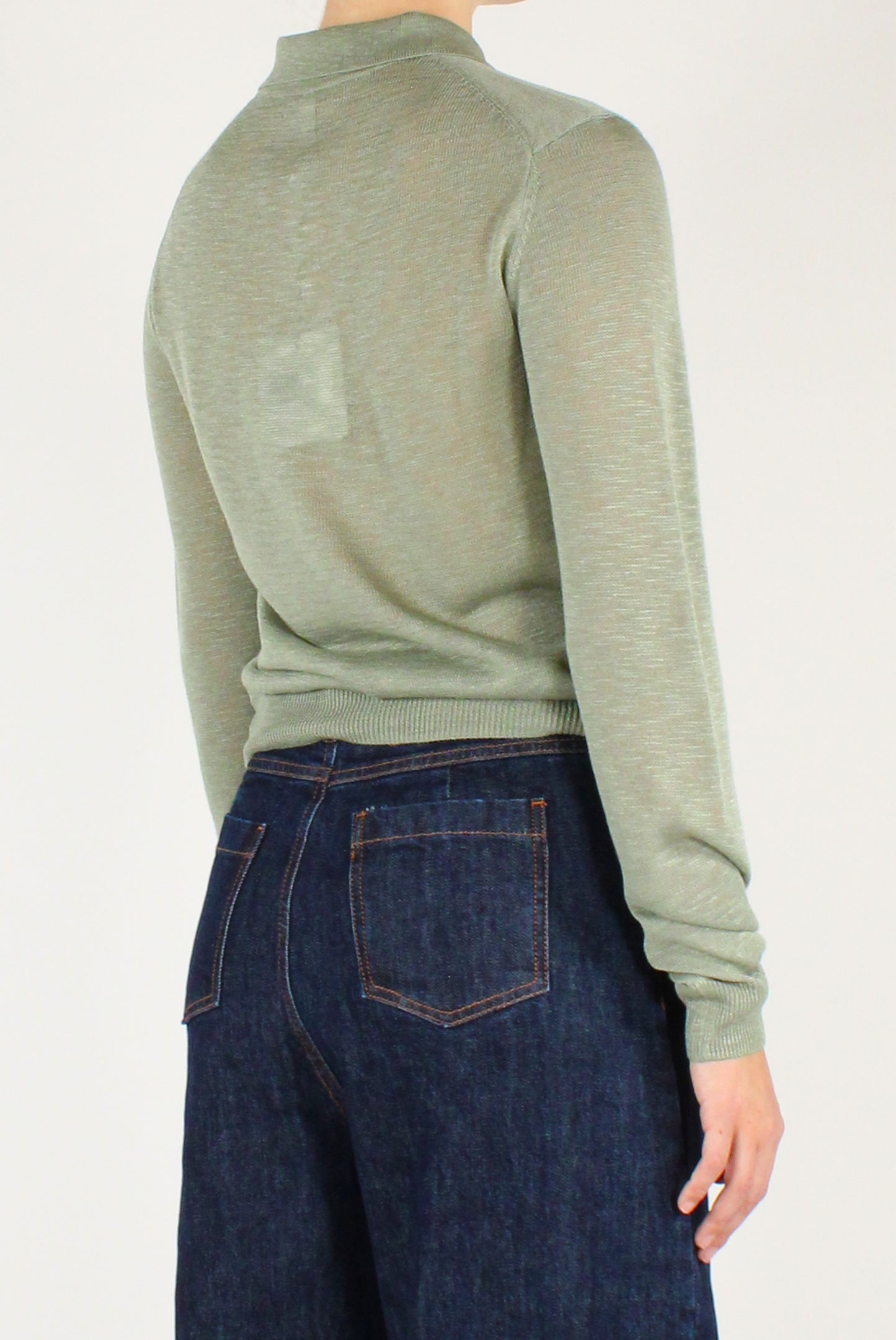 Maglia in Viscosa Scollo a Polo