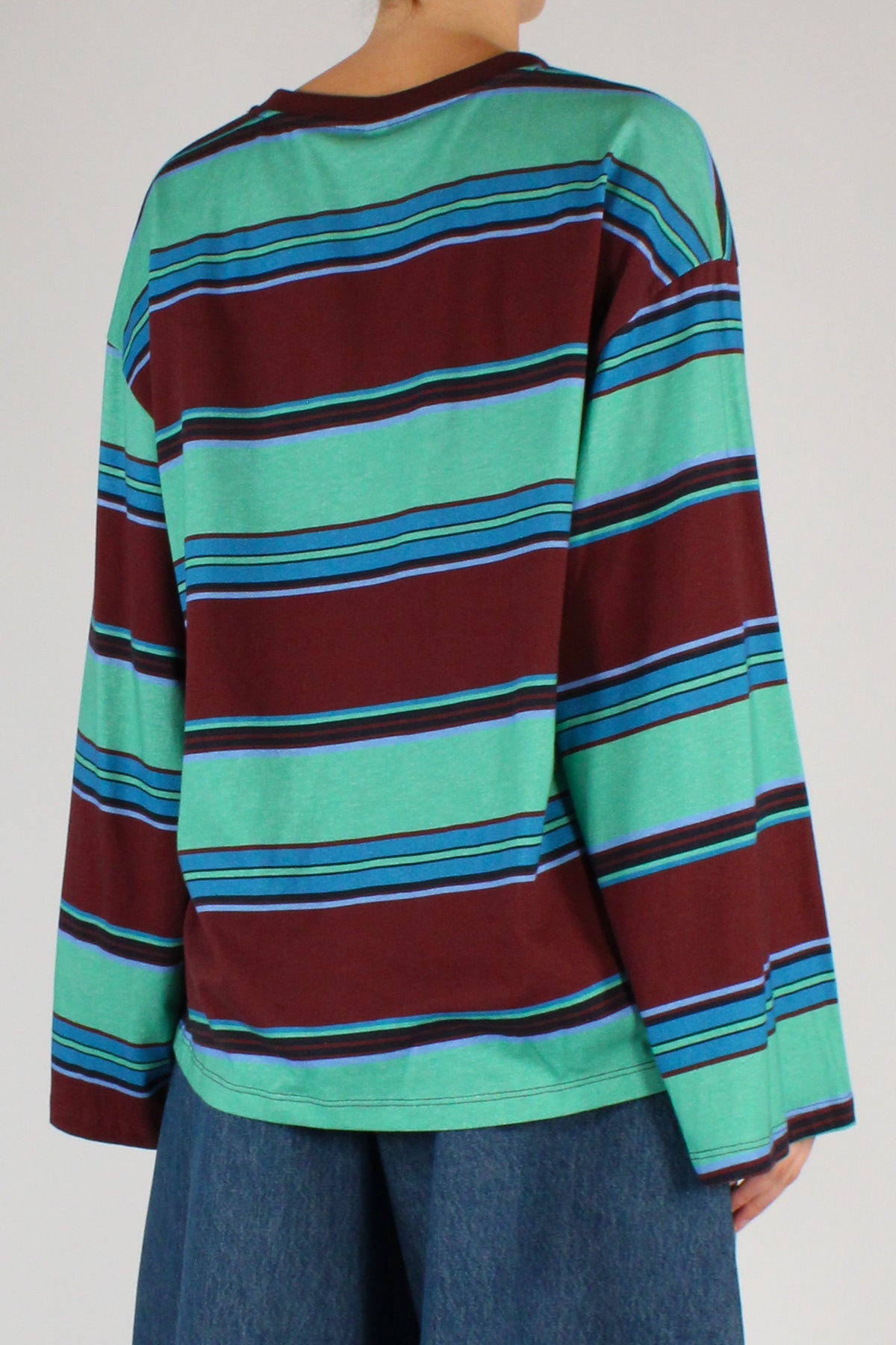 Maglia Over Righe Ampie Multicolor
