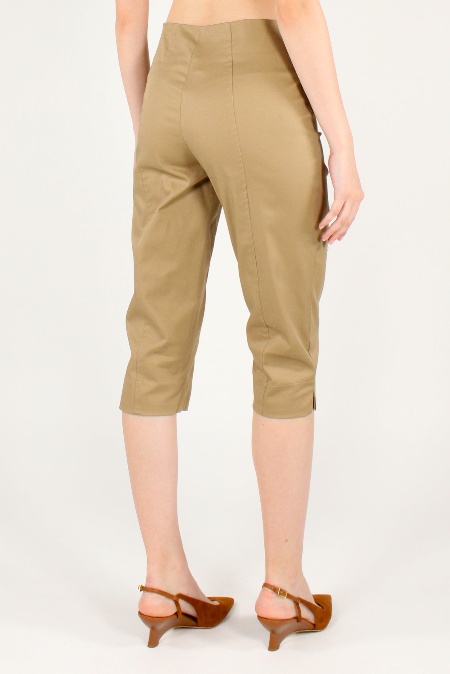 Pantaloni Capri in Cotone