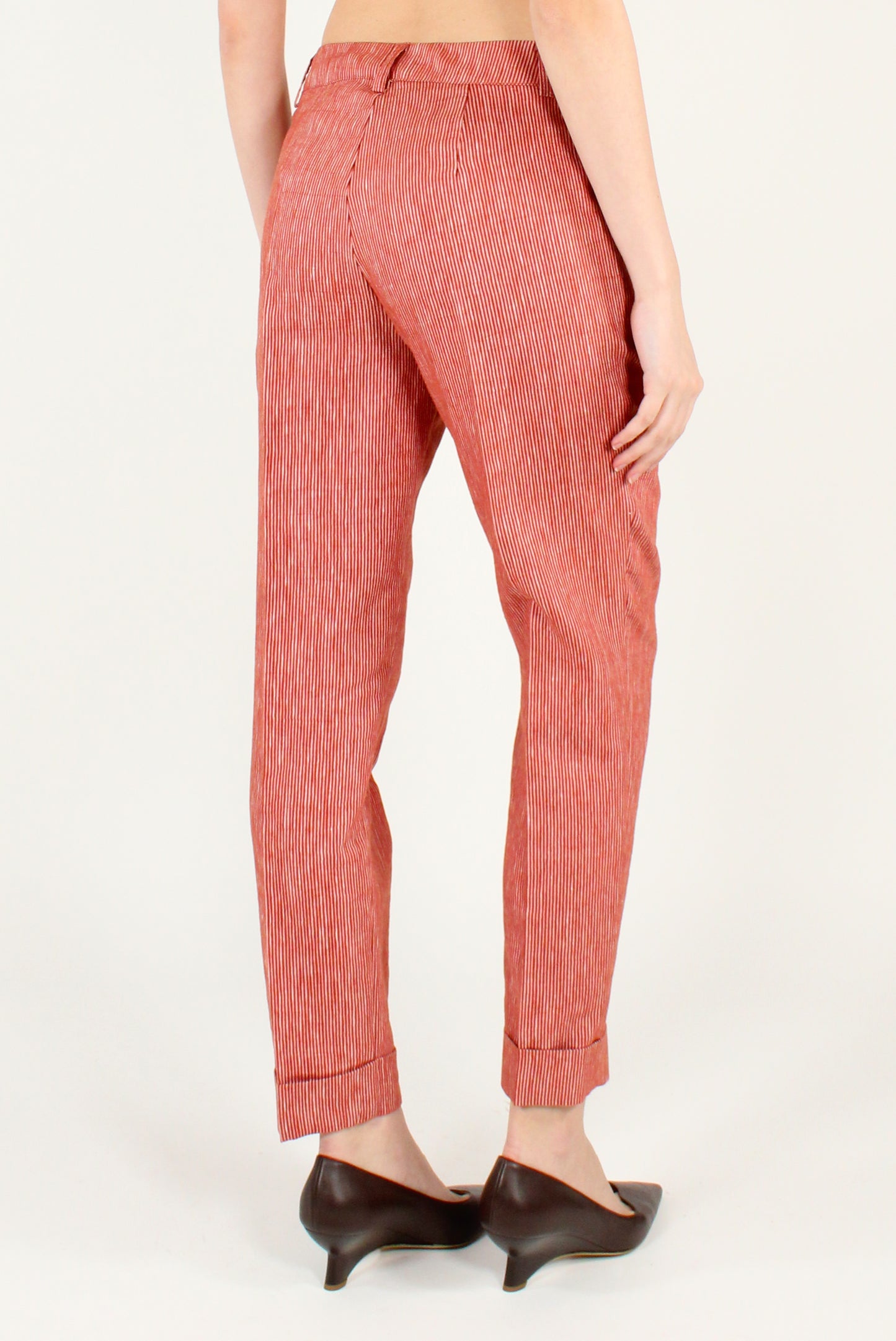 Pantaloni Chino Rigati