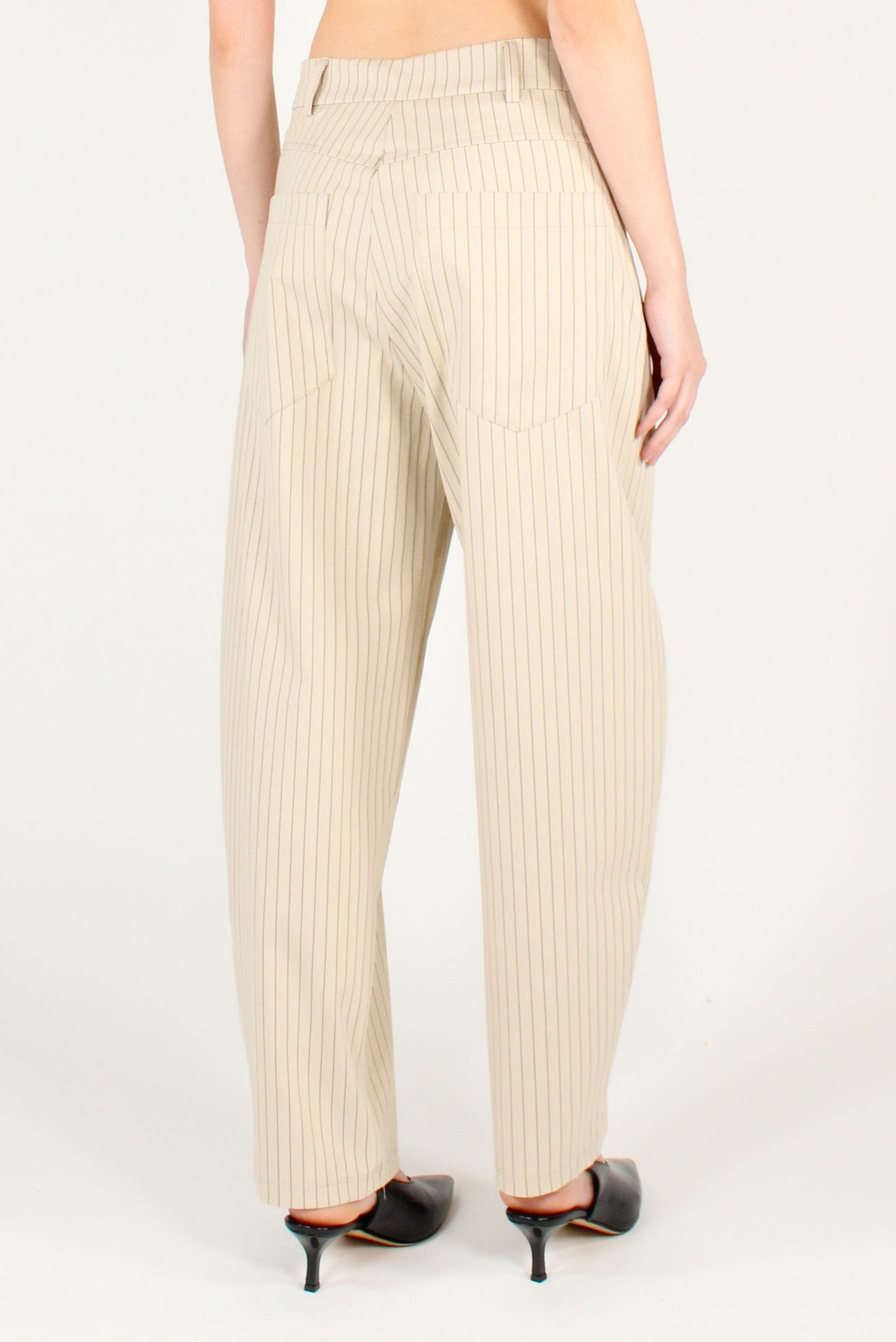 Pantaloni Balloon Gessati