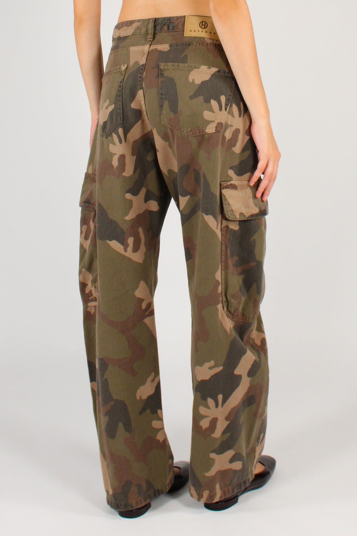 Pantaloni Cargo Fantasia Camouflage