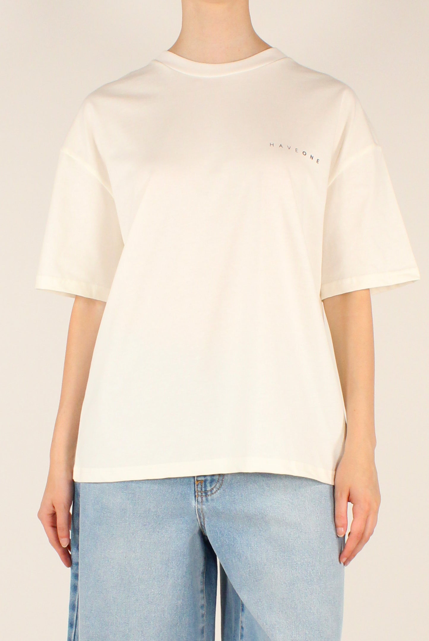 T-shirt Over Stampa Francobollo Ibiza