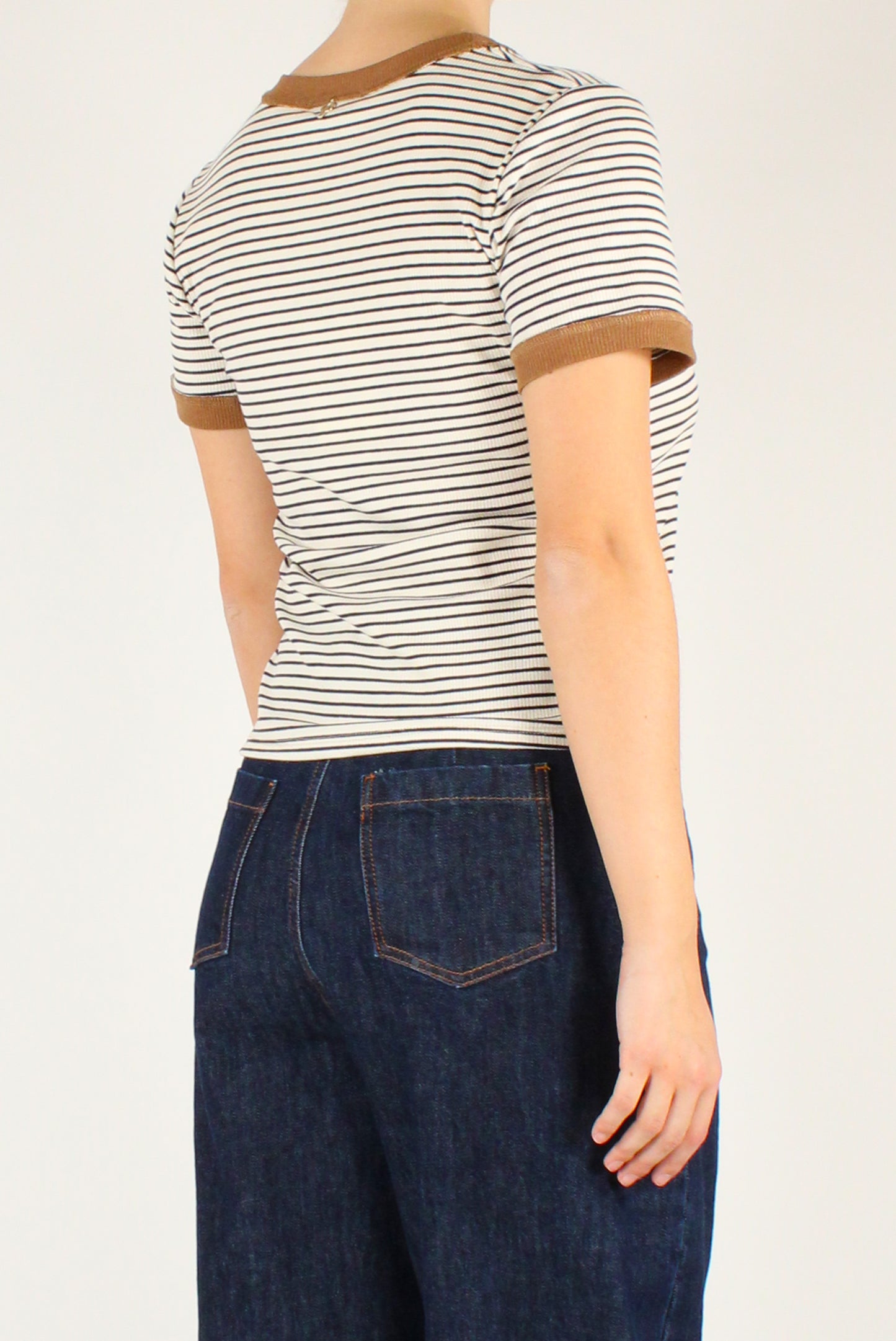 T-shirt a righe a Costine