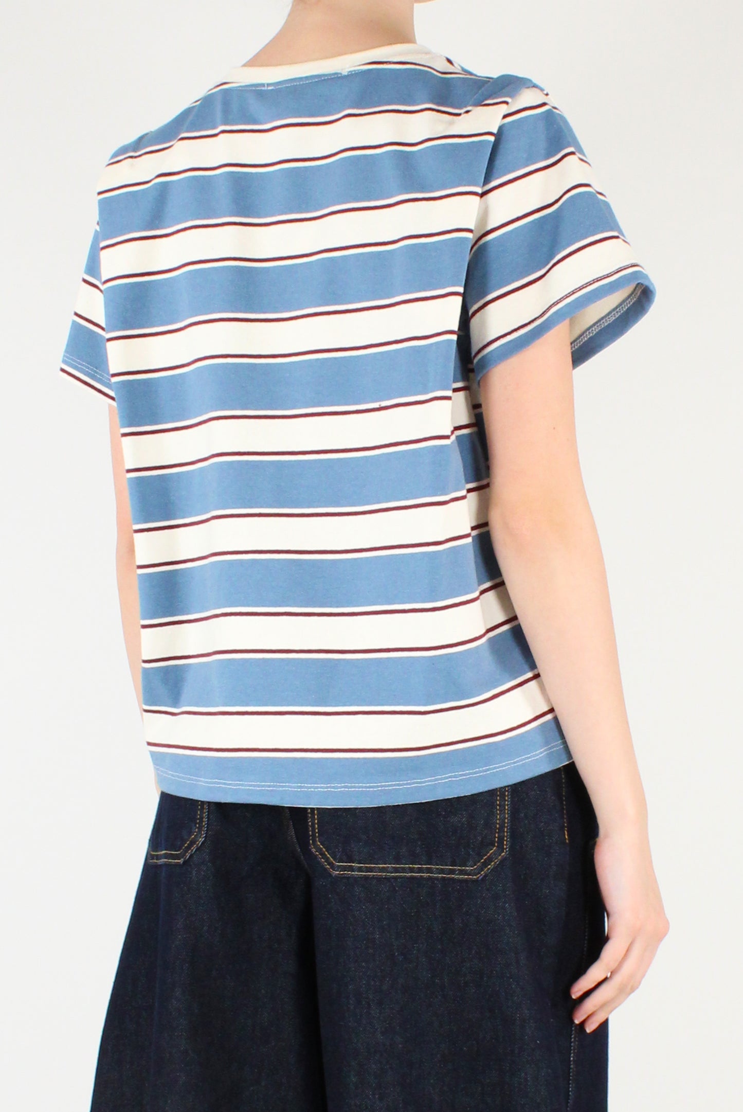T-shirt a Righe Over