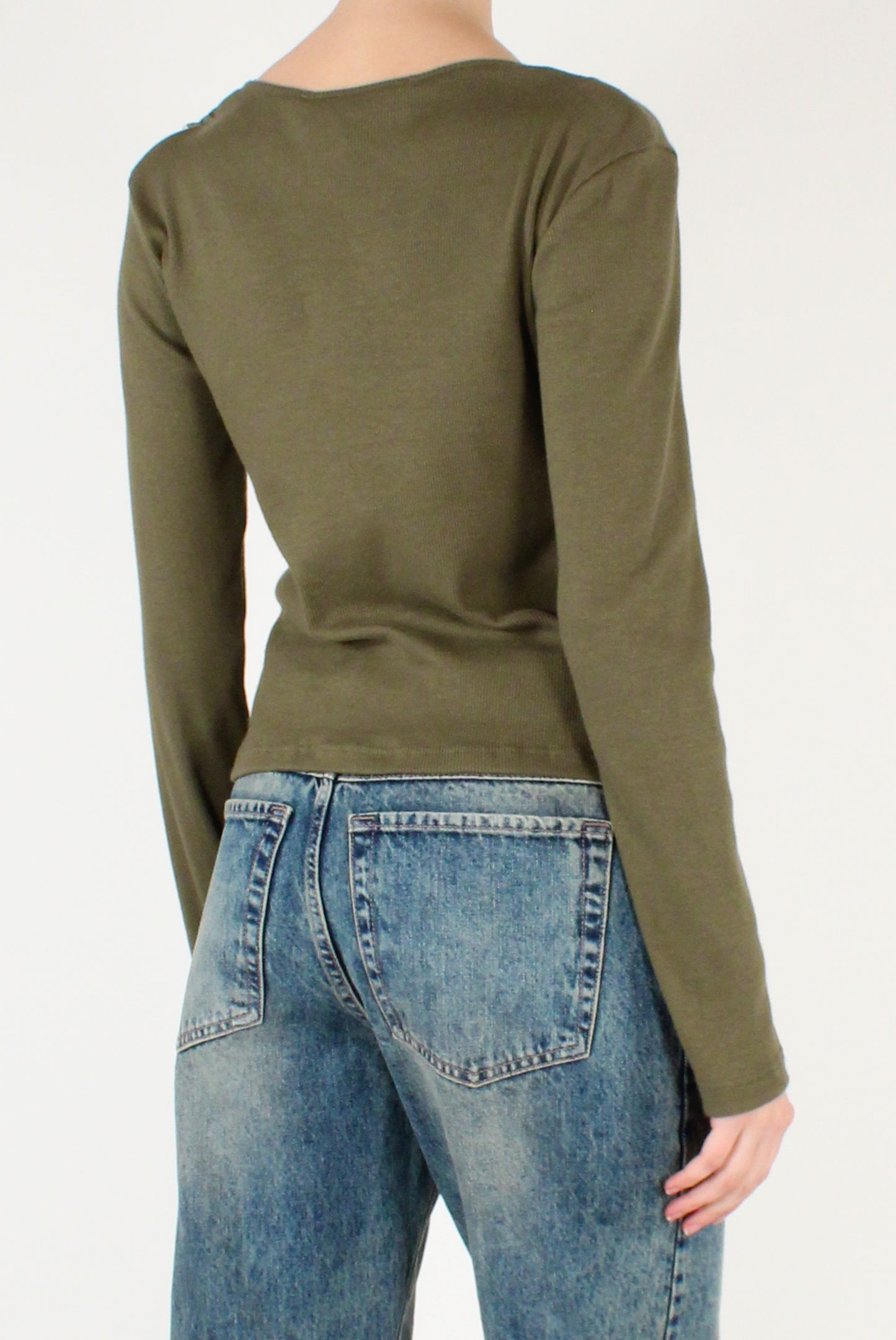 Top Cardigan con Pizzo