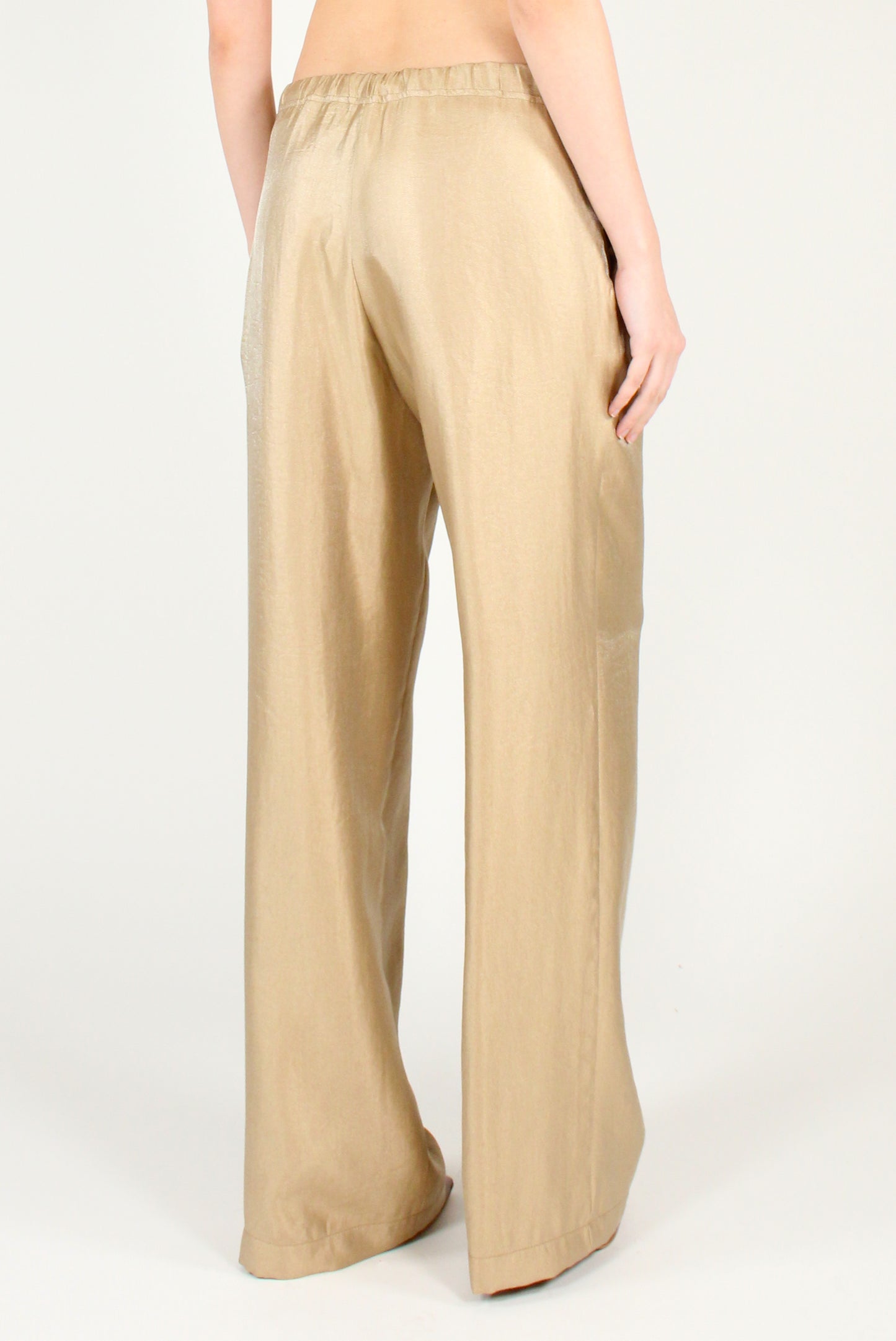 Pantaloni Dorati Misto Viscosa