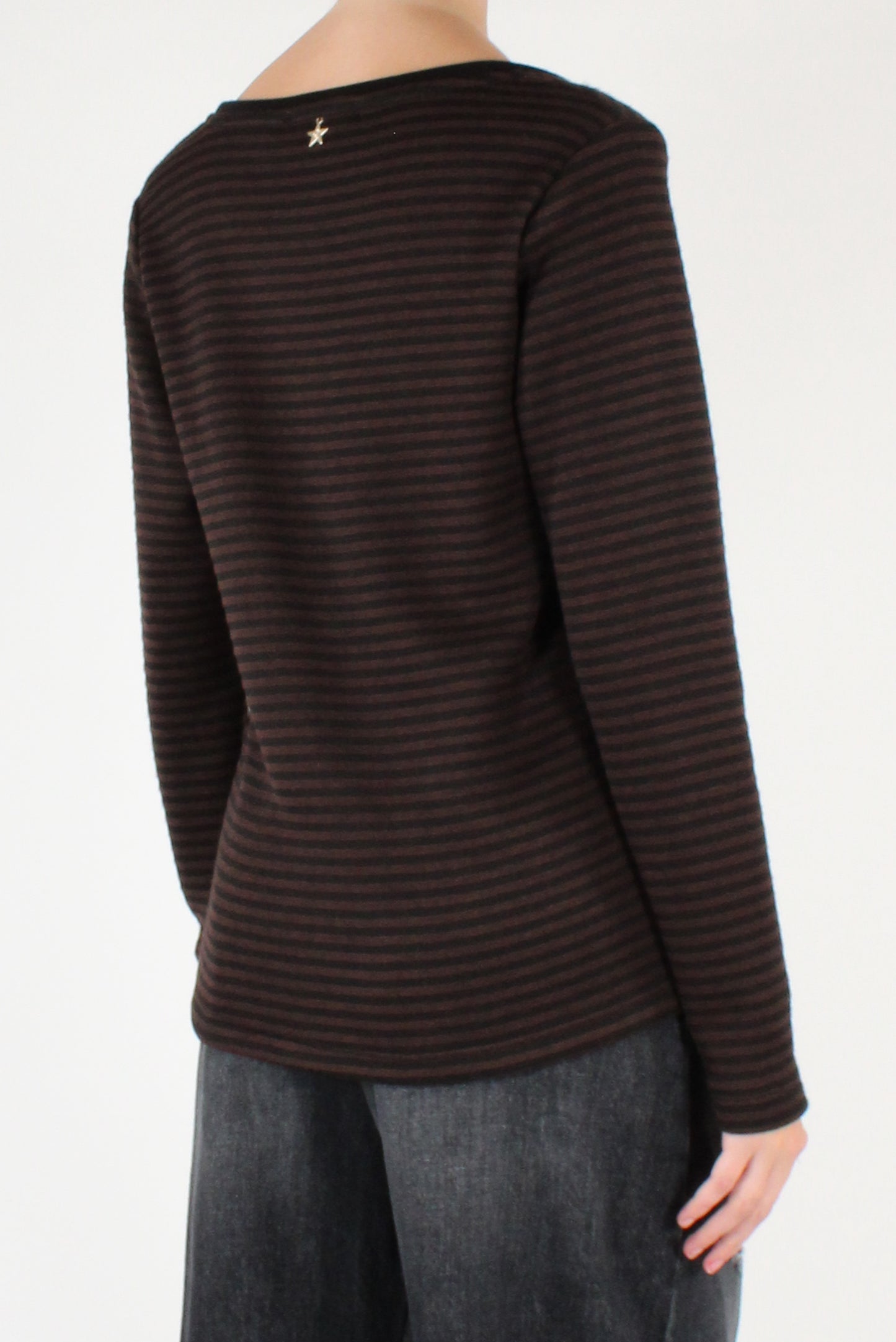 Maglia a Righe Scollo Tondo