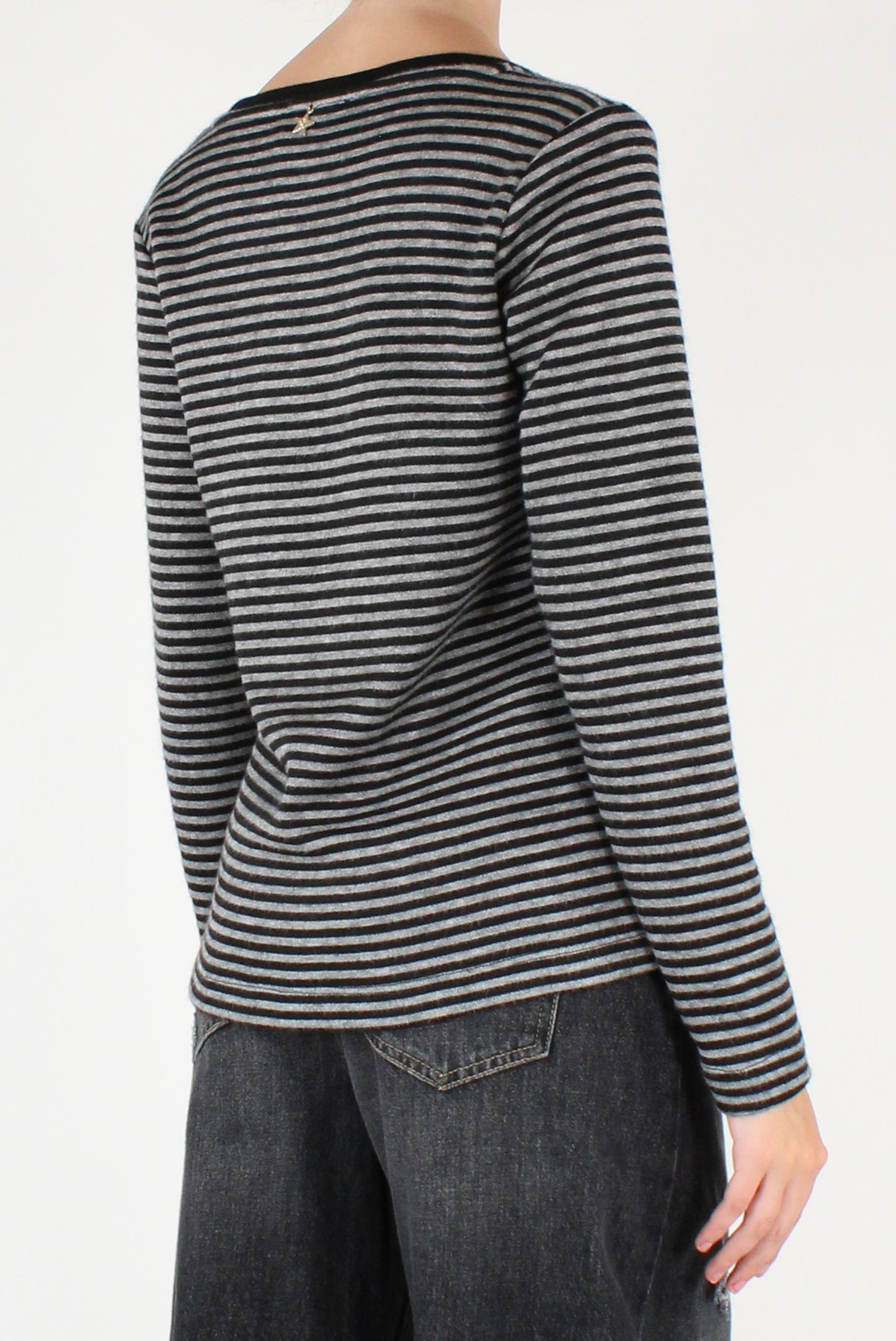 Maglia a Righe Scollo Tondo