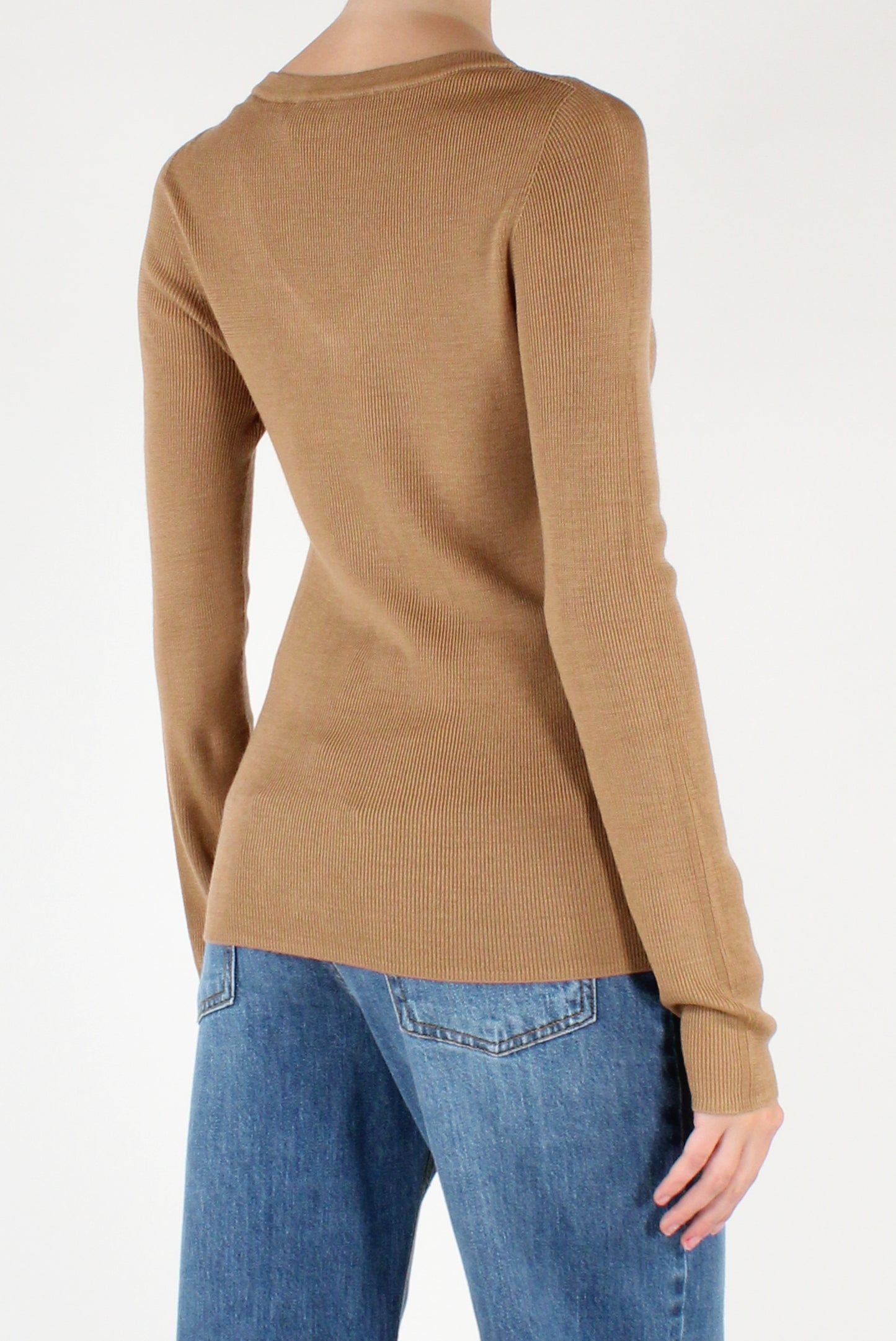 Maglia Scollo a V in Lana