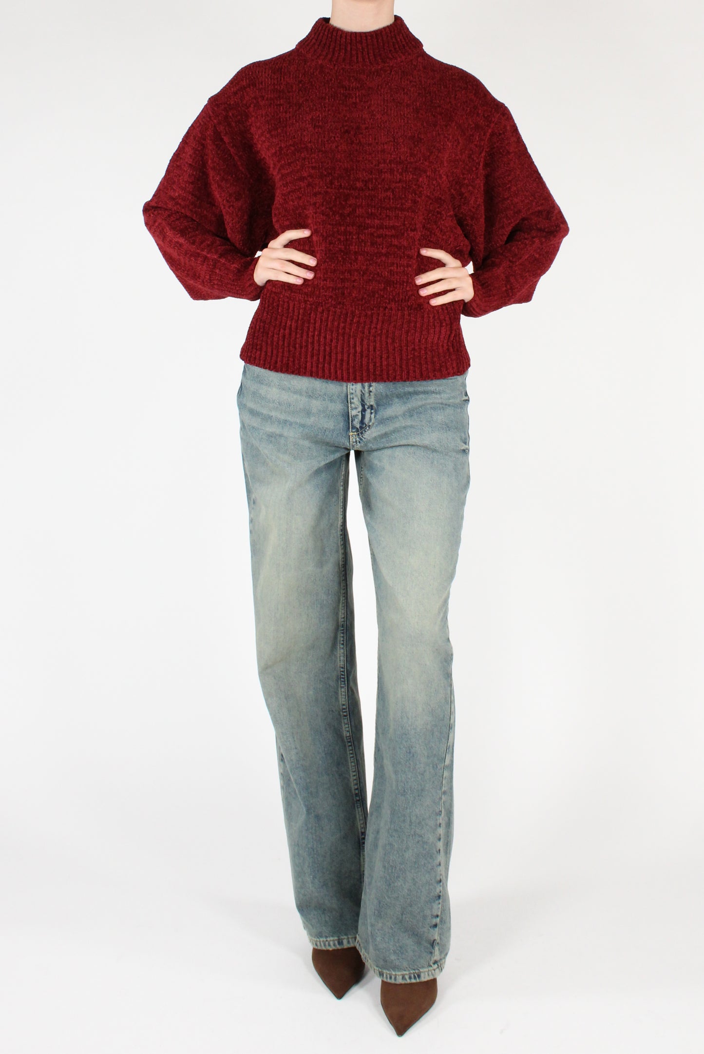 Maglione Over in Ciniglia