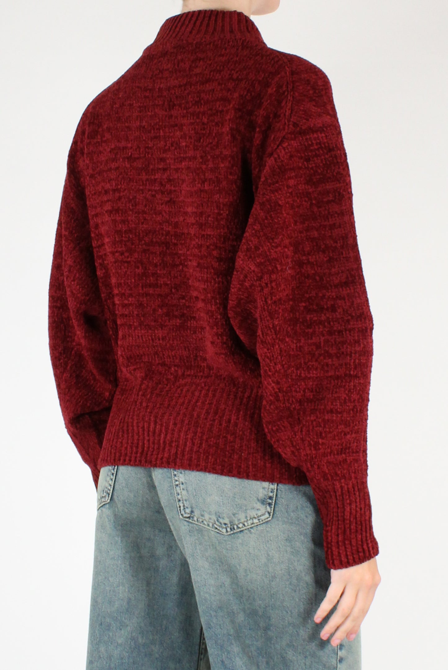 Maglione Over in Ciniglia
