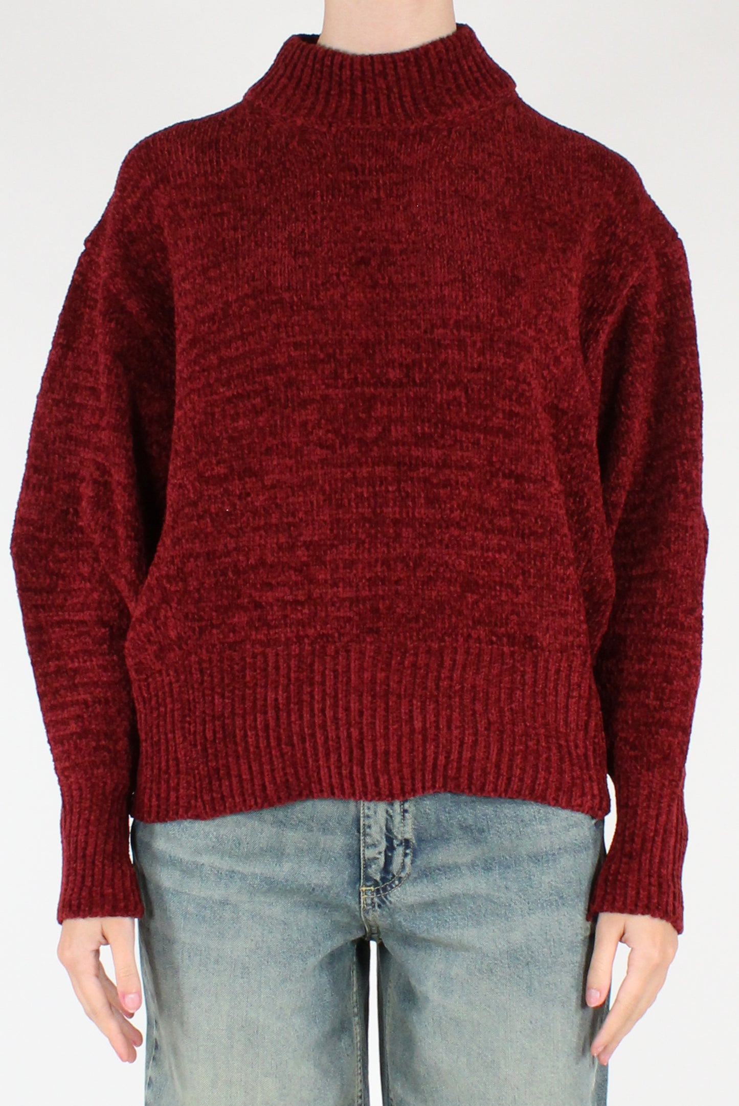 Maglione Over in Ciniglia
