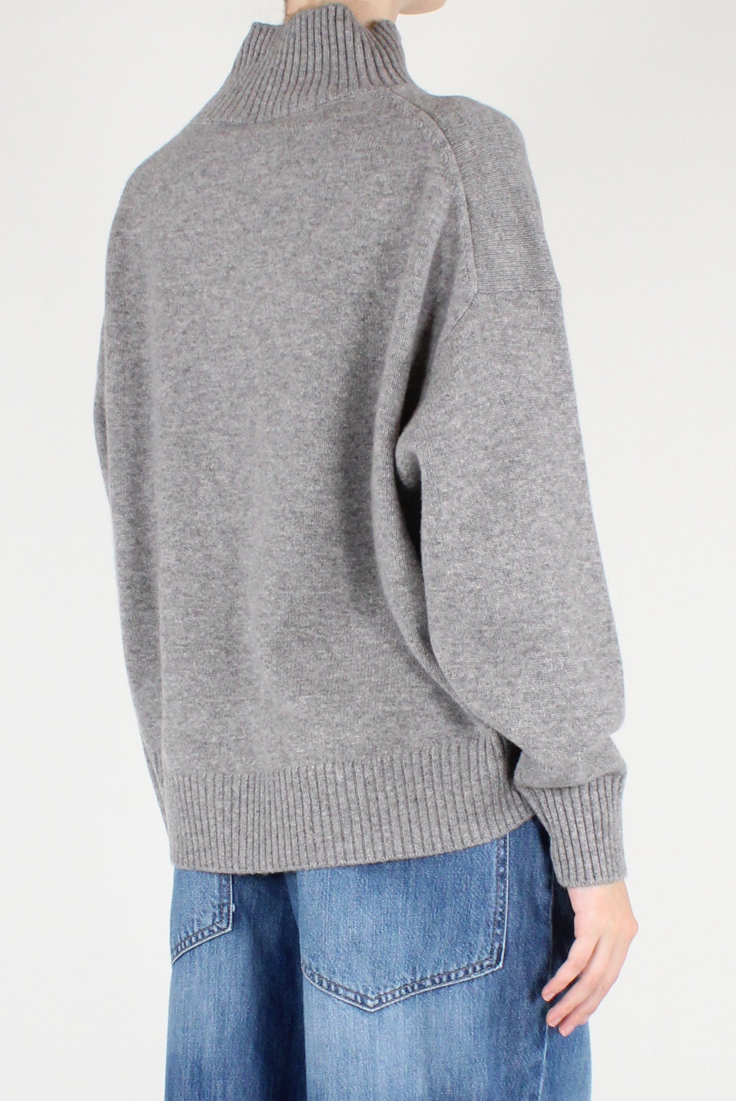 Maglione Collo Alto 100% Lana