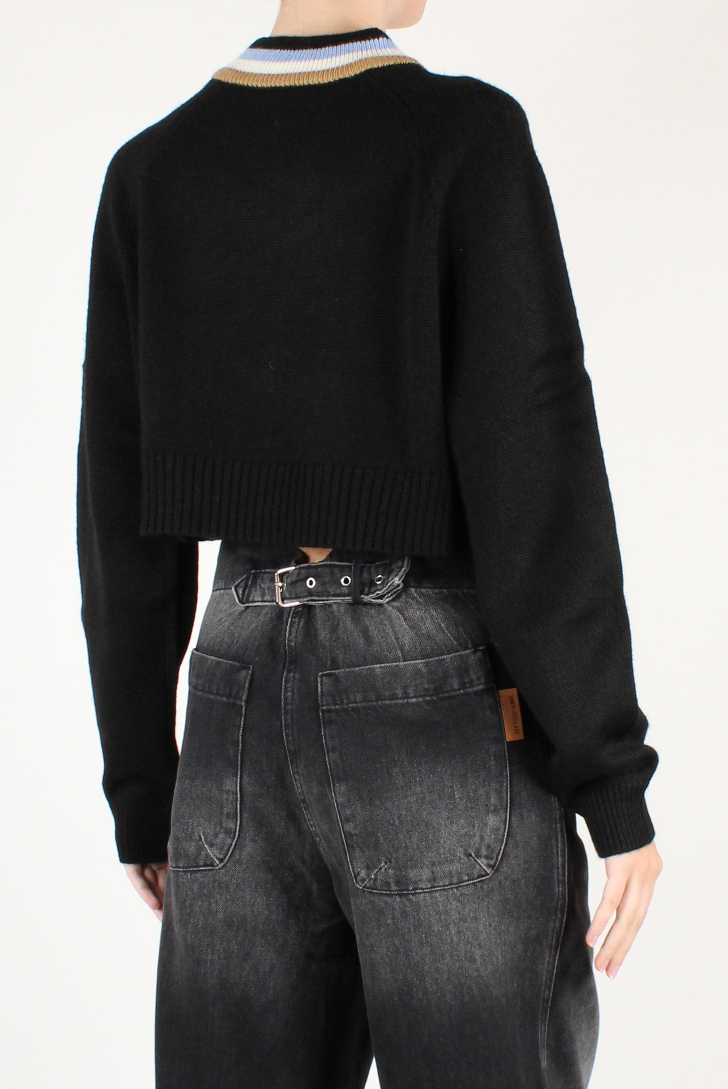 Maglione Cropped Scollo V