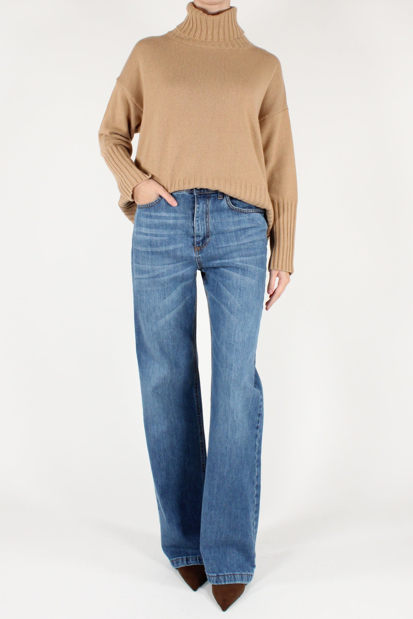 Maglione Dolcevita Over