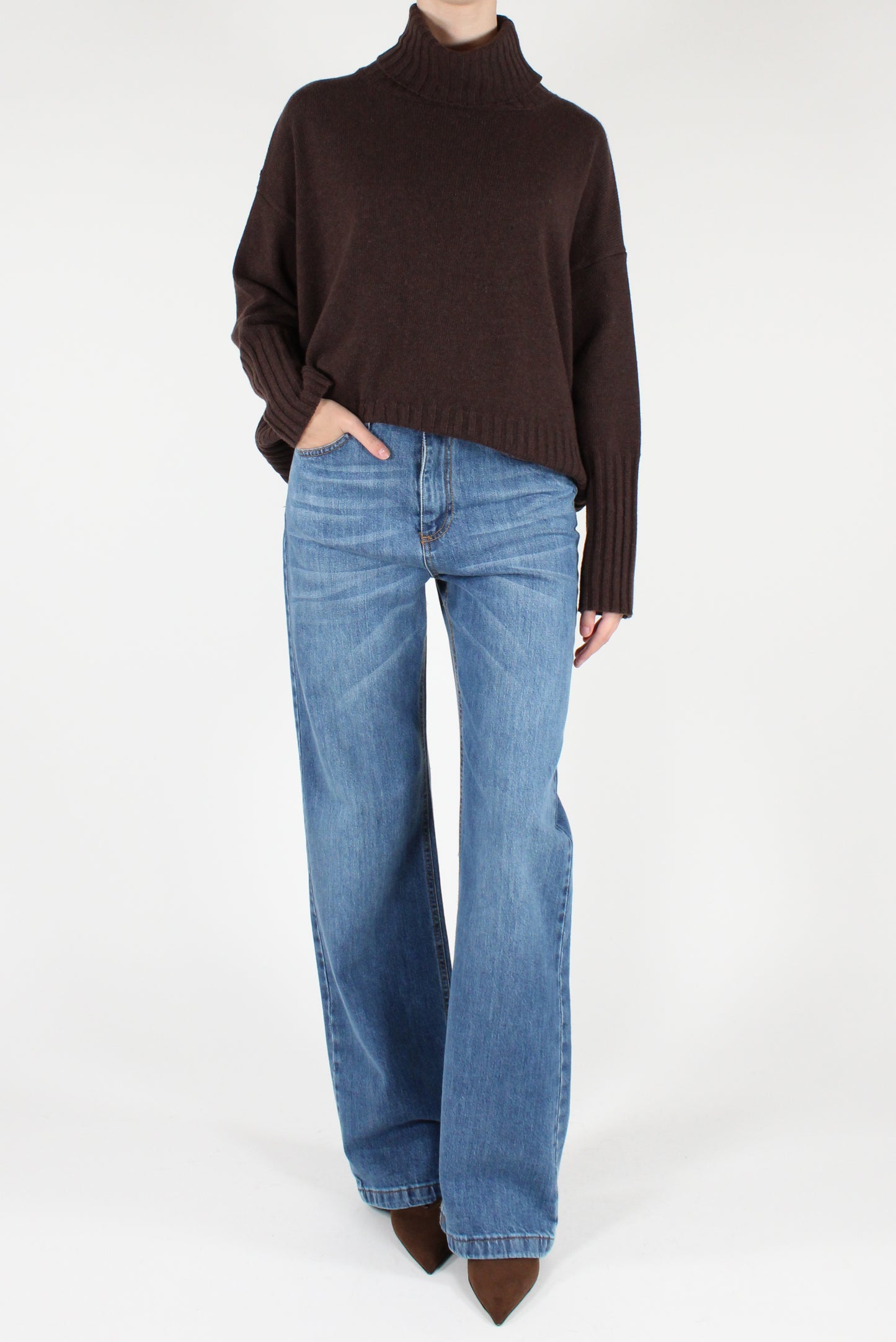 Maglione Dolcevita Over