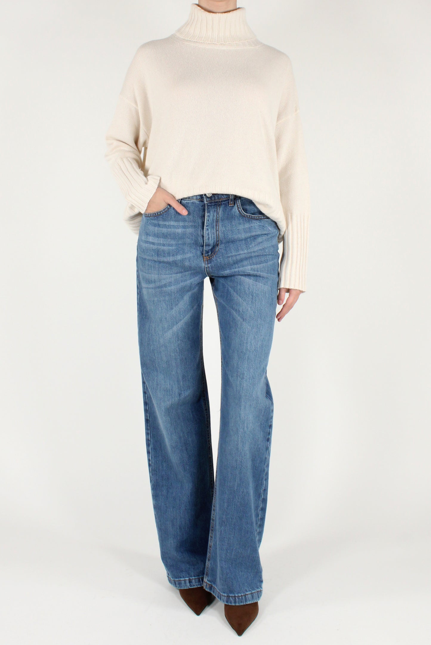 Maglione Dolcevita Over