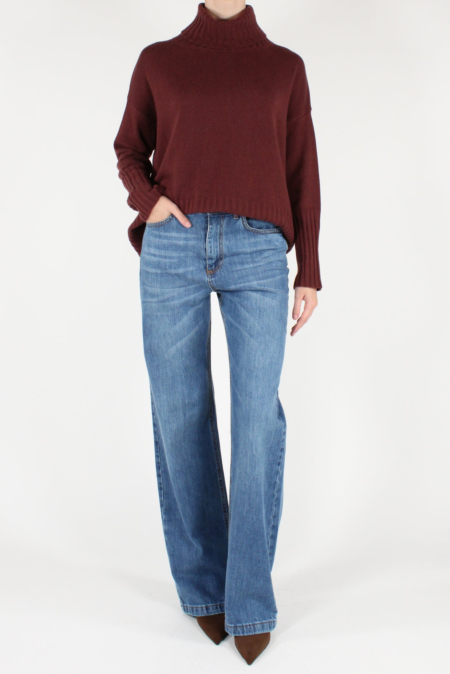 Maglione Dolcevita Over