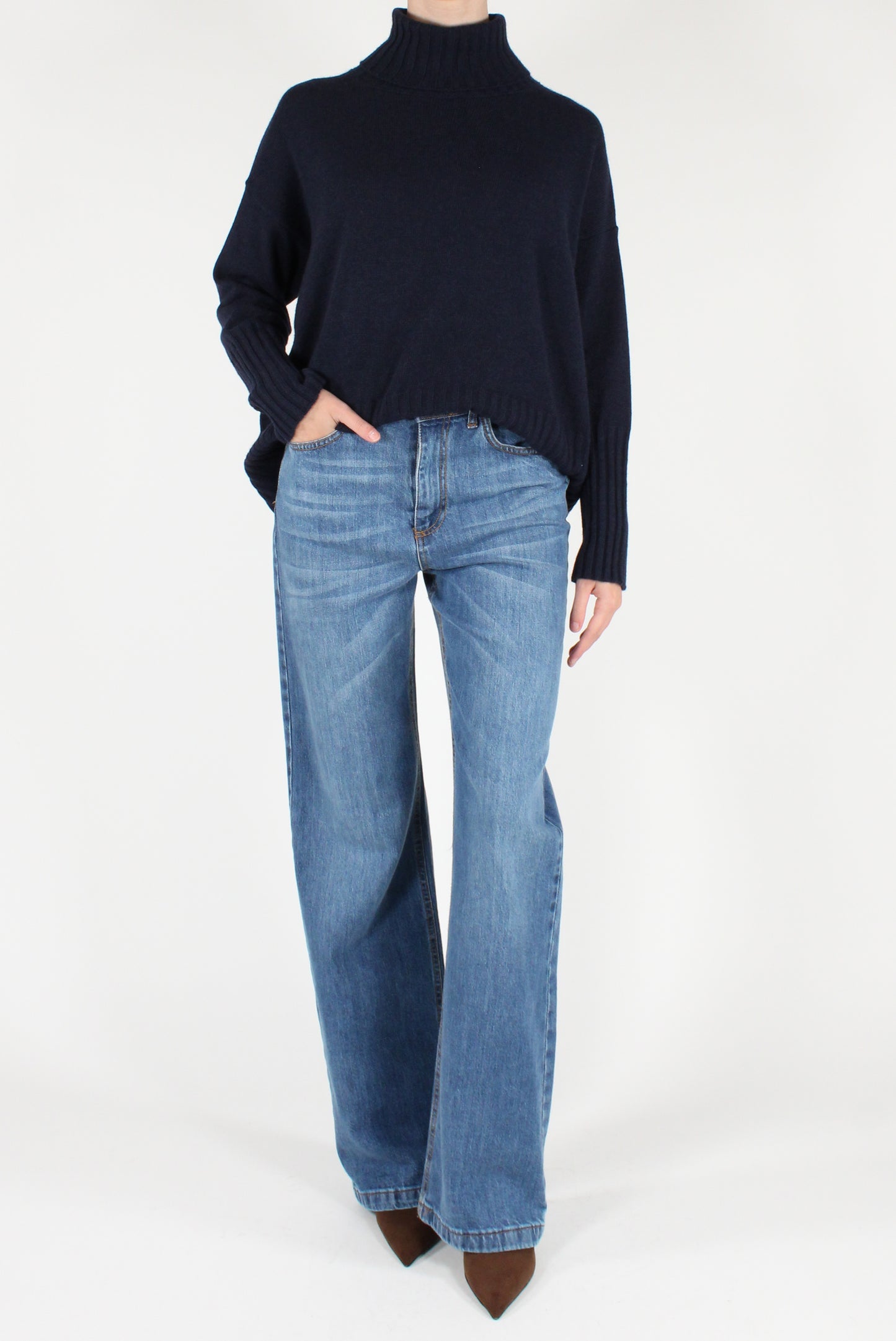 Maglione Dolcevita Over