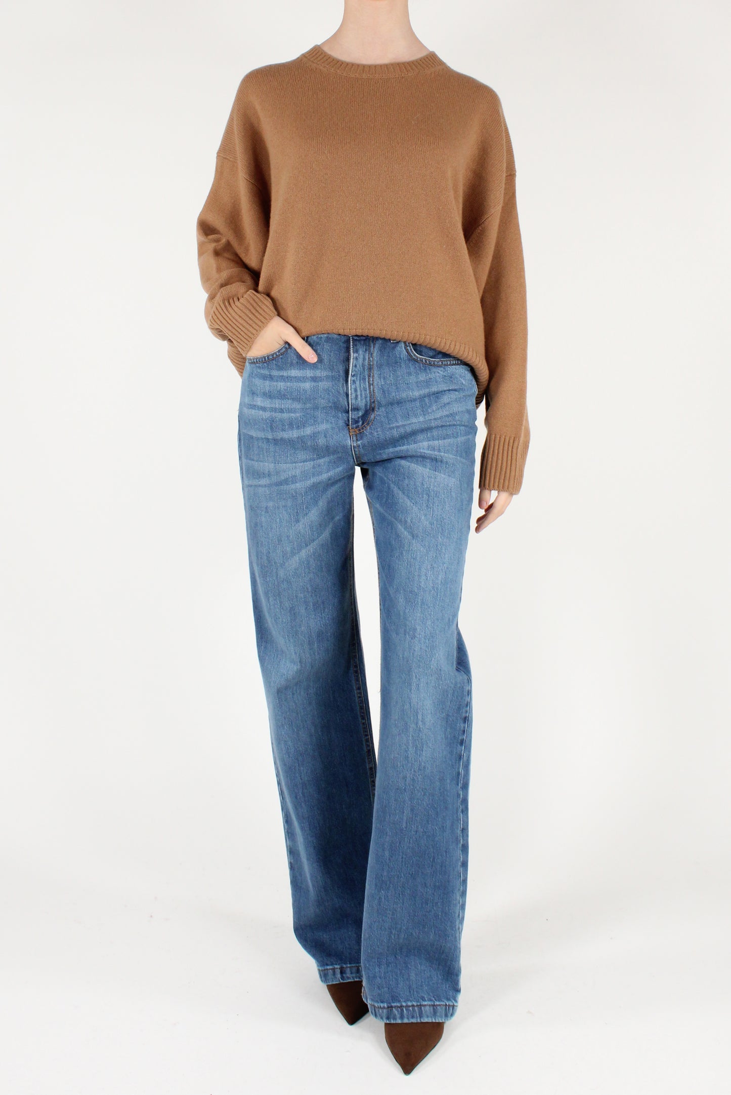 Maglione Girocollo in Pura Lana