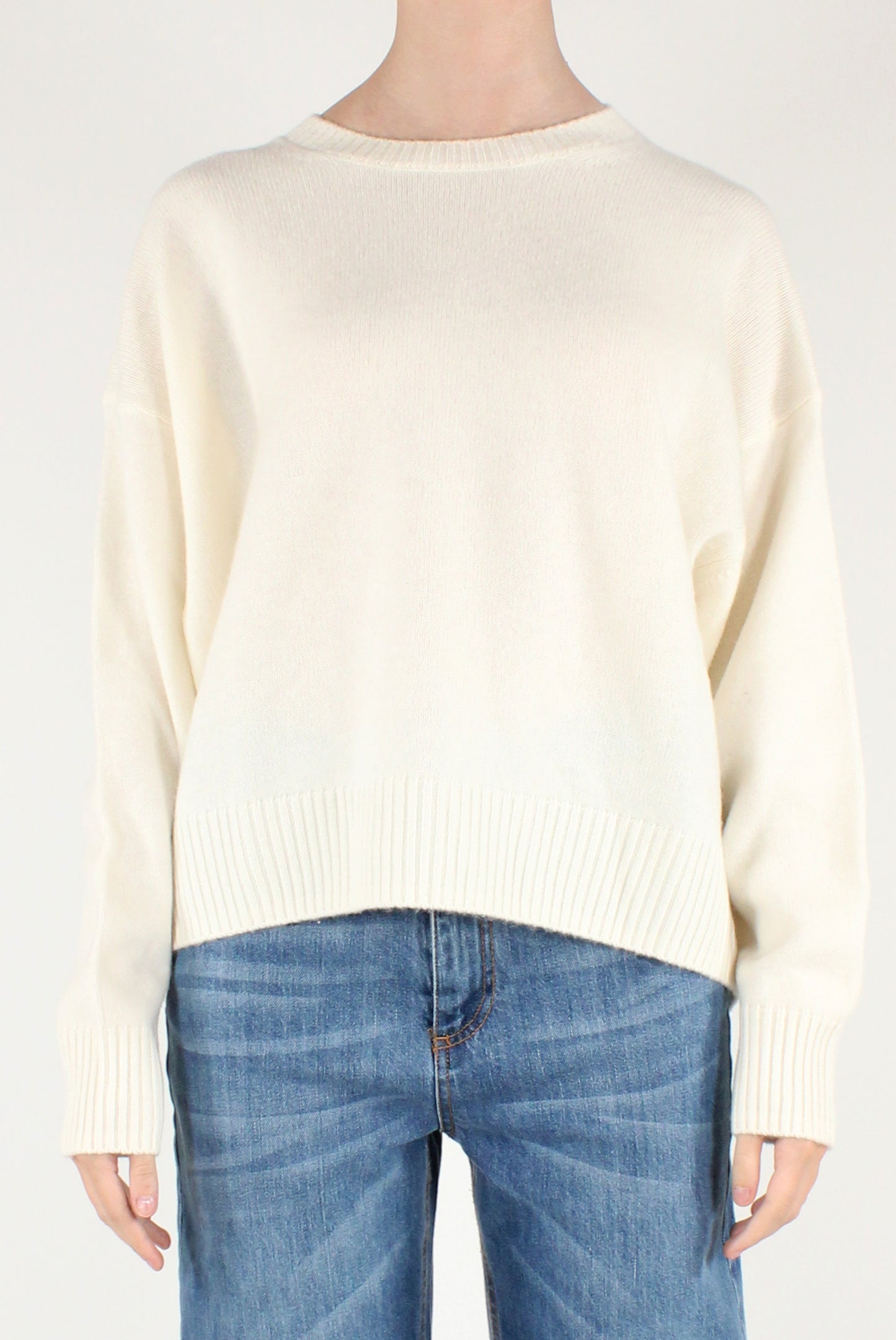 Maglione Girocollo in Pura Lana