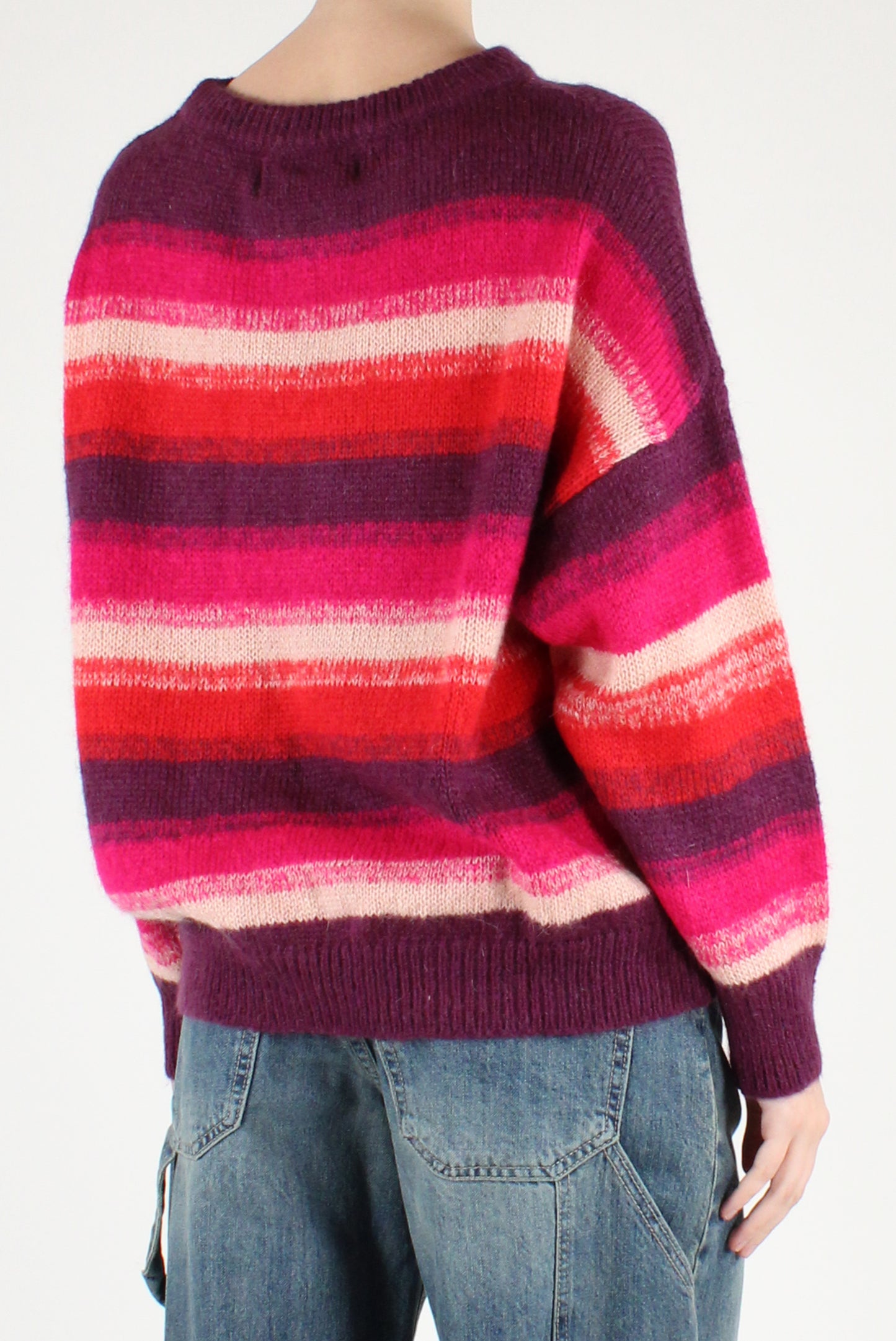 Maglione a Righe Sfumate