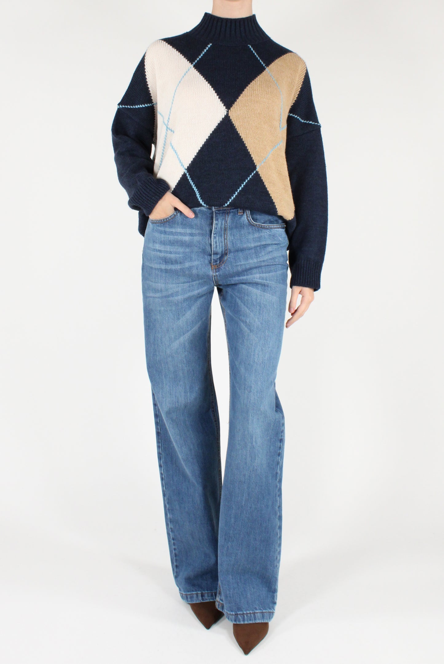 Maglione Maxi Rombi