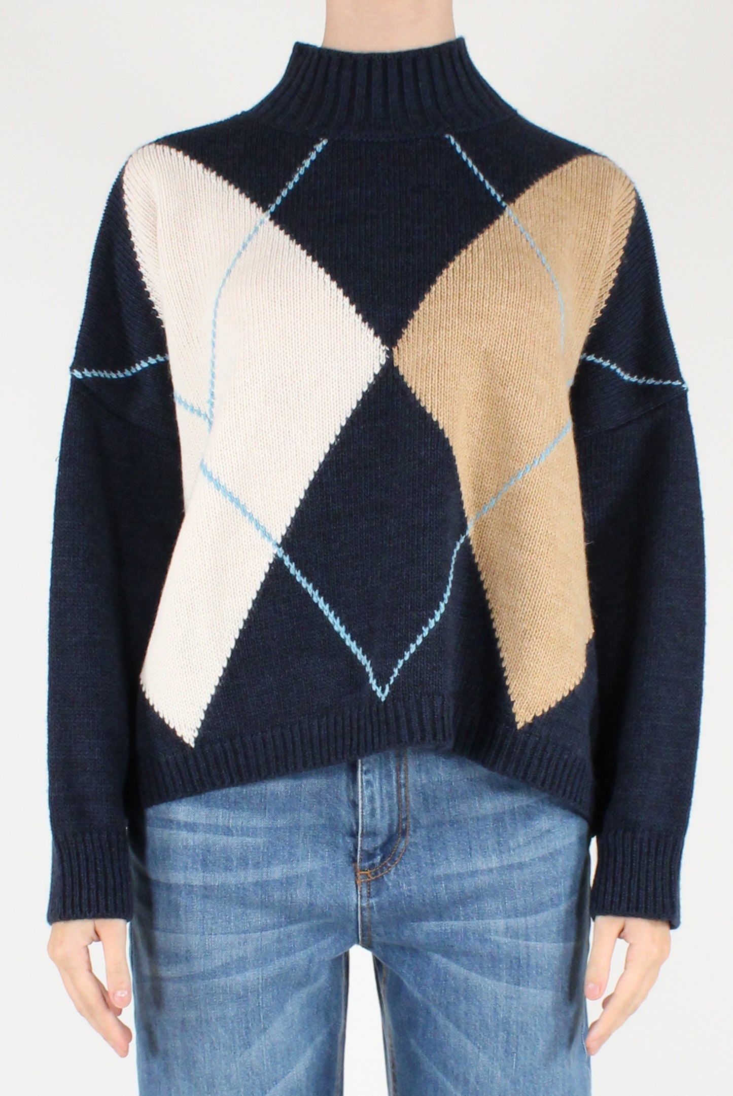 Maglione Maxi Rombi