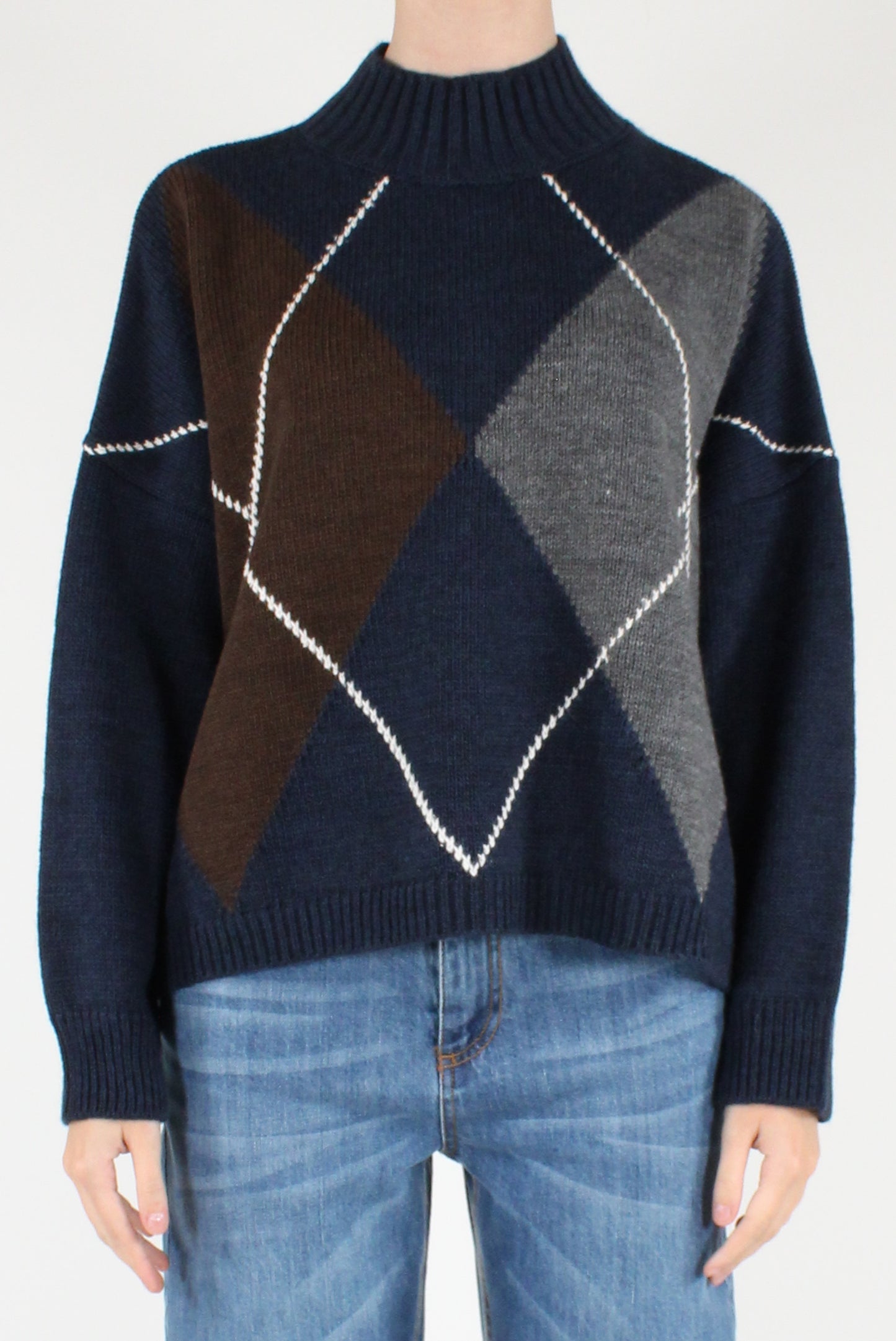 Maglione Maxi Rombi