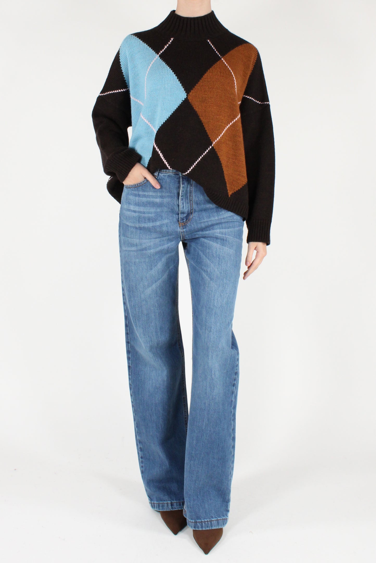Maglione Maxi Rombi