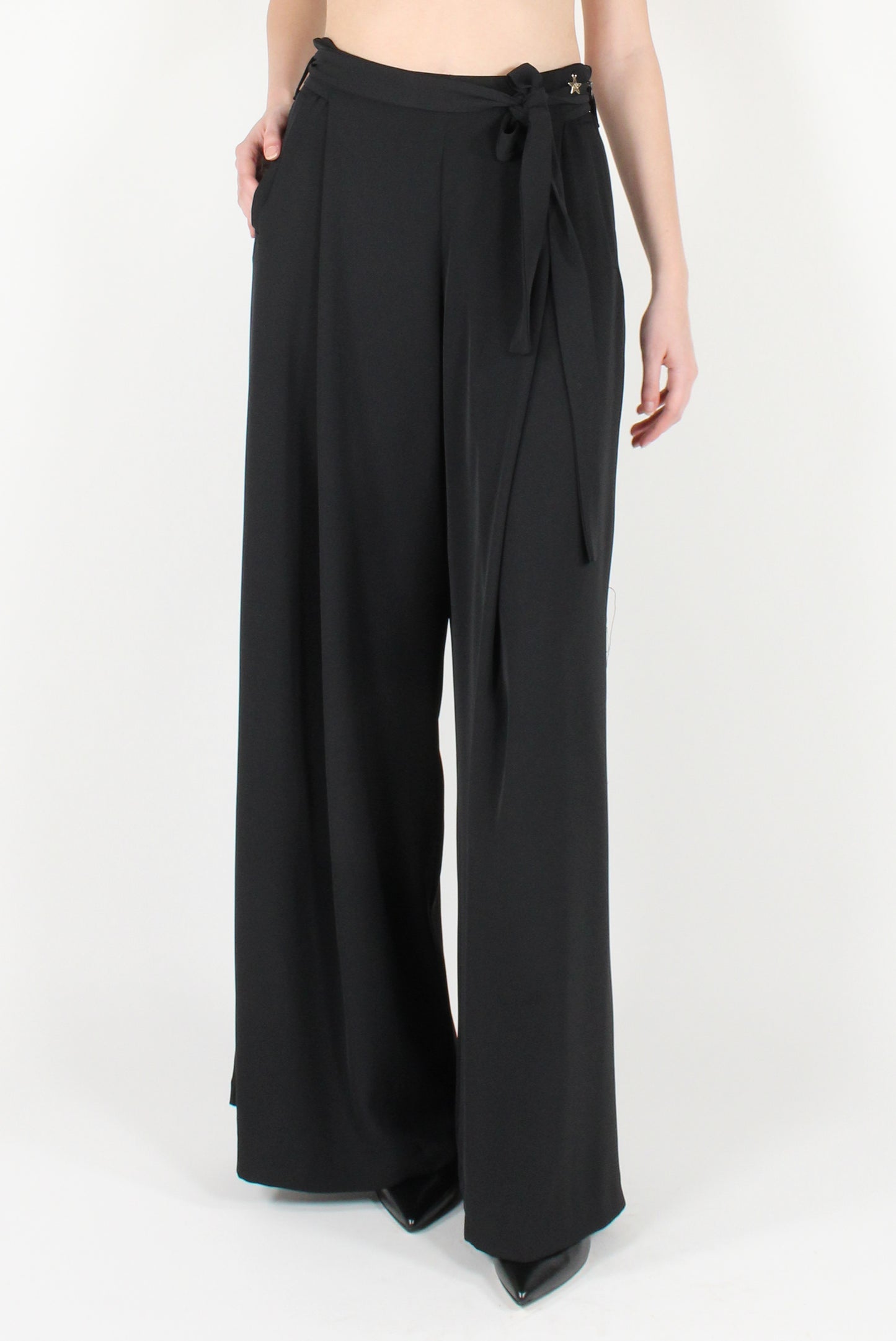 Pants with Bow Belt