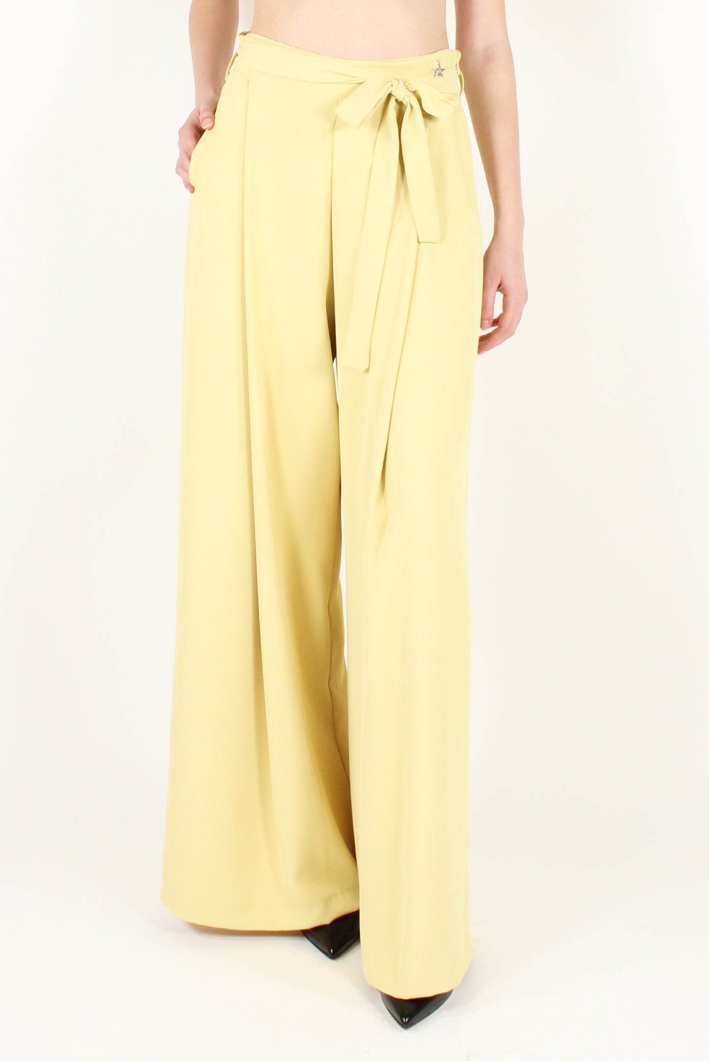 Pants with Bow Belt
