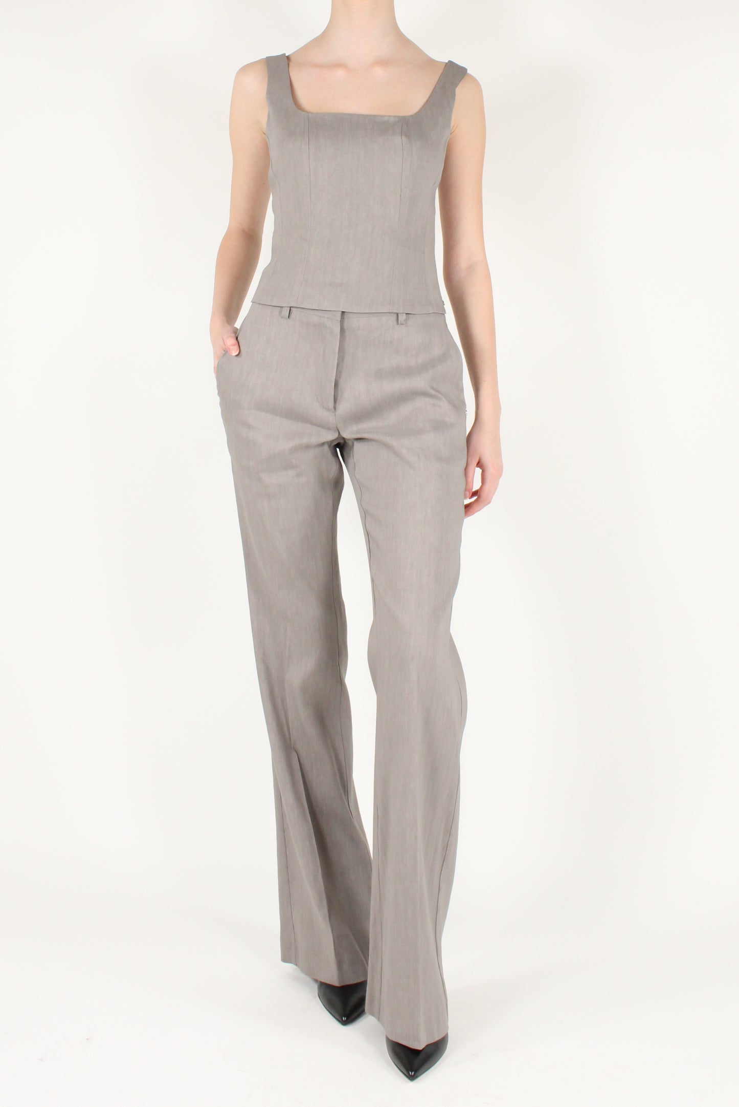 Square Neck Crop Top