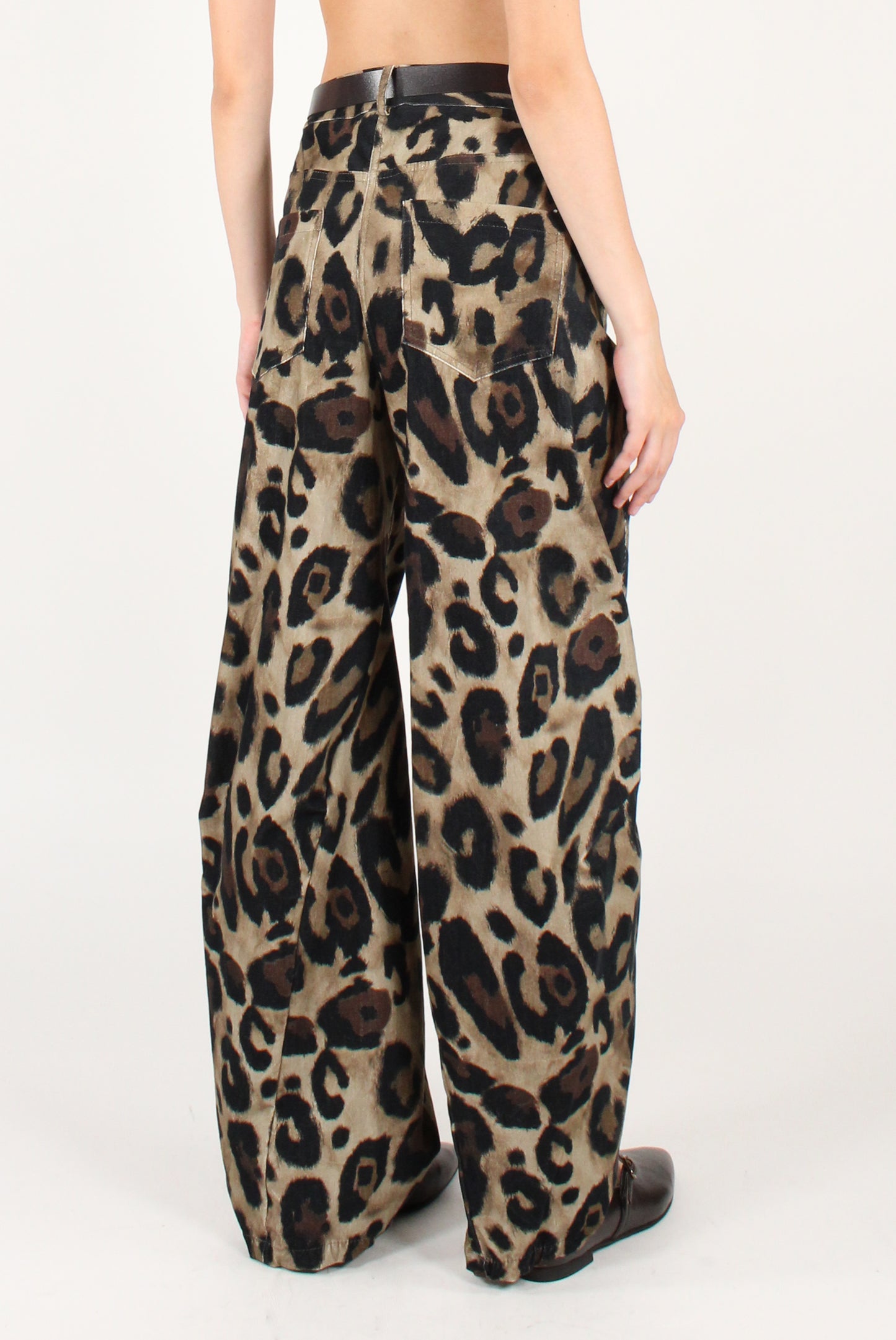 Pantaloni Balloon Stampa Animalier