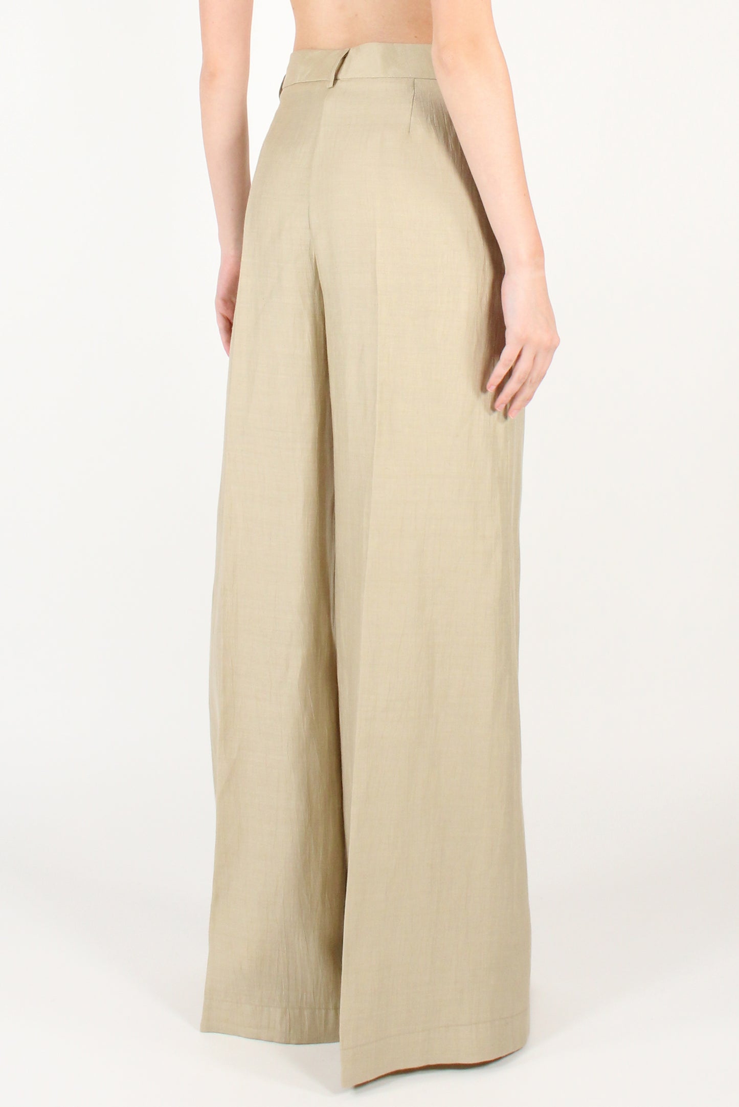 Pantaloni Ampi a Palazzo Misto Lino