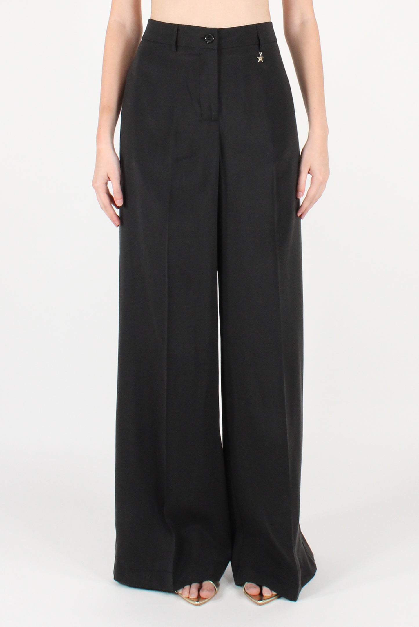 Pantaloni a Palazzo Misto Modal