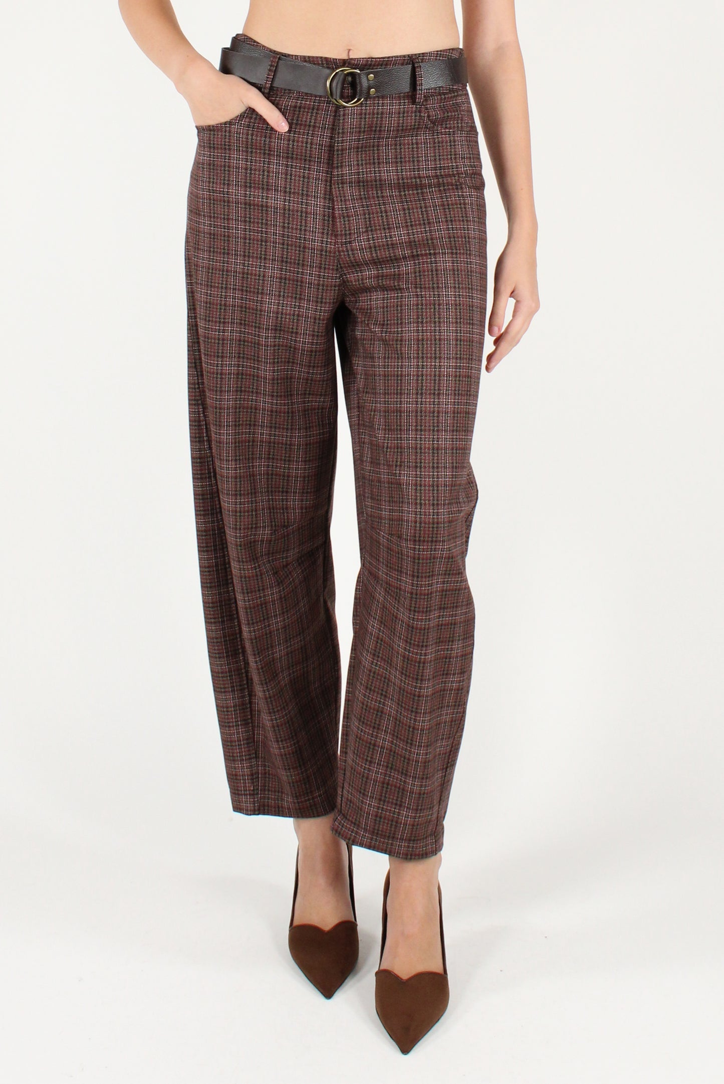 Pantaloni Ovetto in Tartan